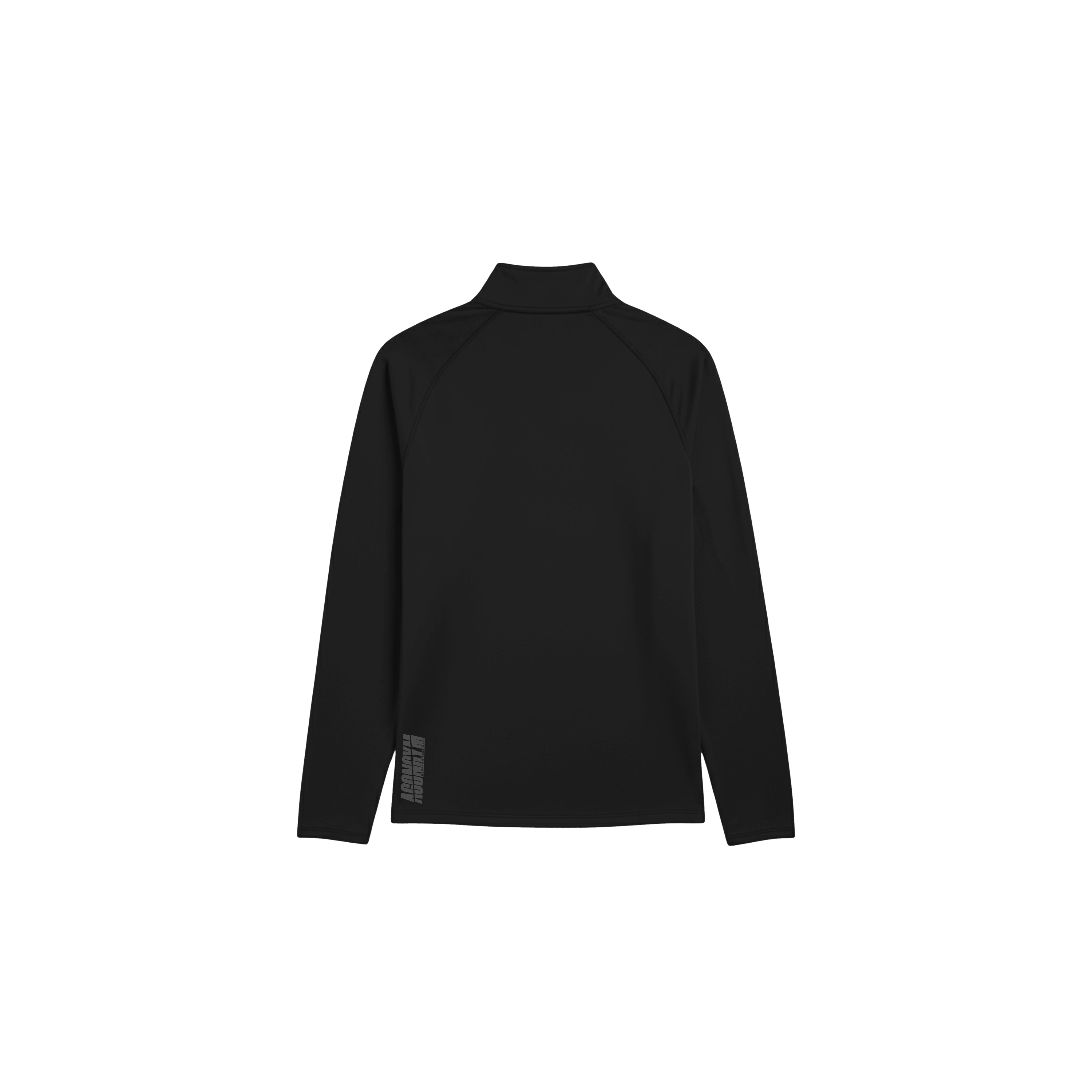 HYBRID ARMOUR ZIP LONG SLEEVE - BLACK
