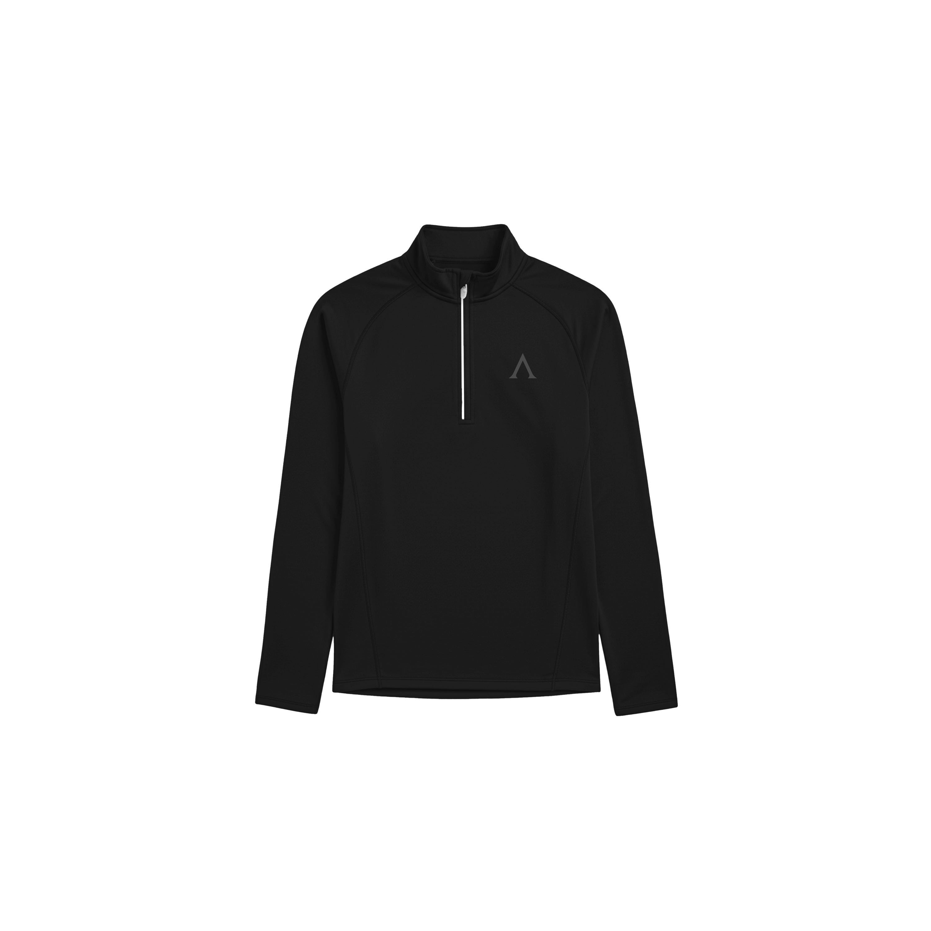HYBRID ARMOUR ZIP LONG SLEEVE - BLACK