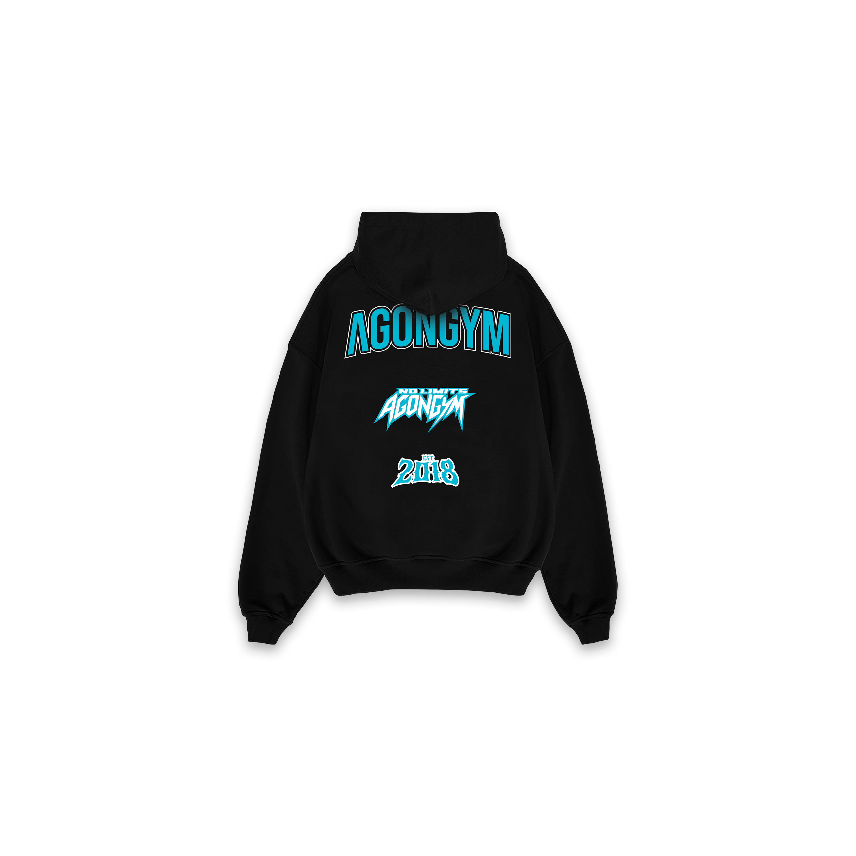 HOODIE UNBREAKABLE LINE - BLACK