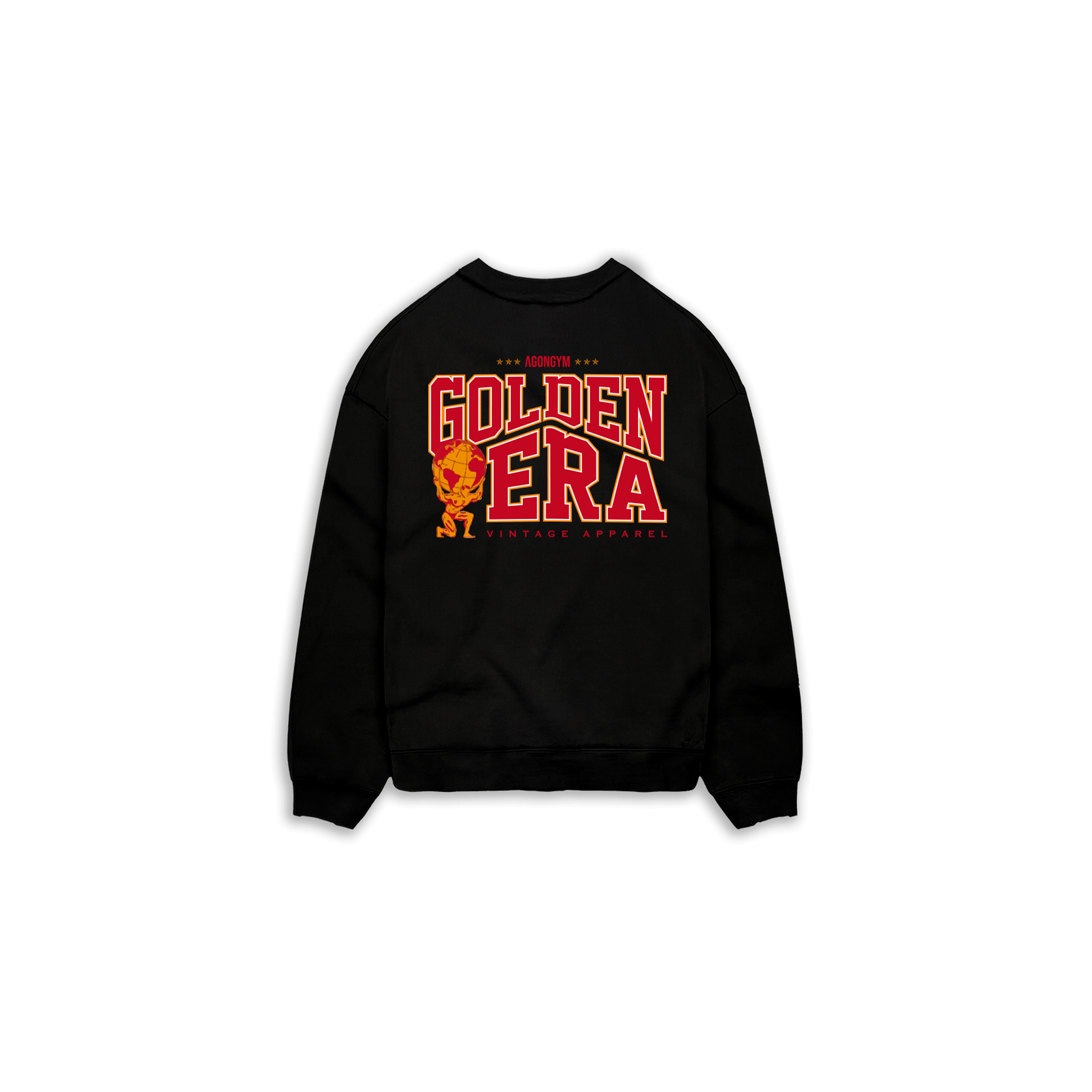 PULLOVER GOLDEN ERA - BLACK