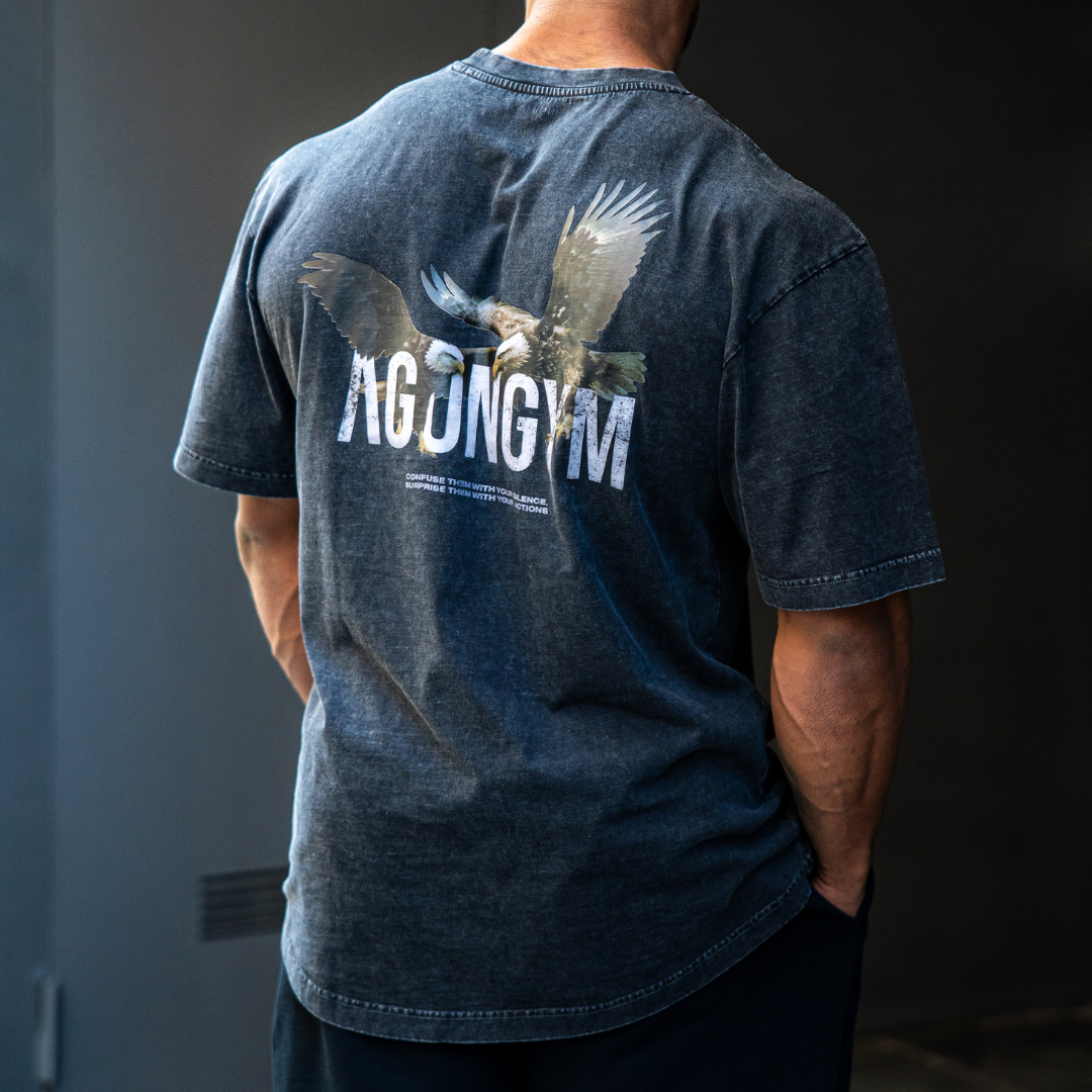 OVERSIZE LIBERTY - BLACK WASHED