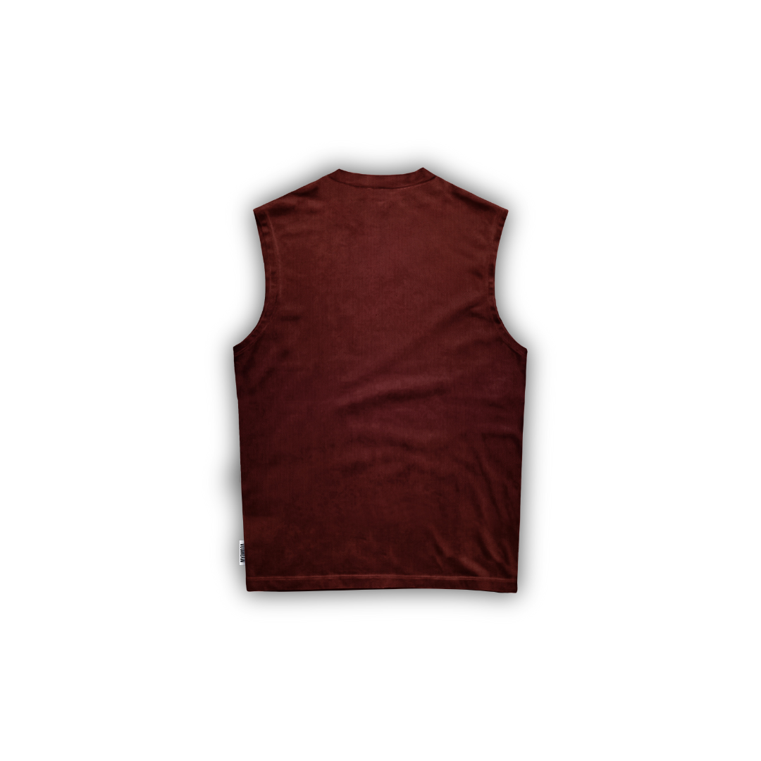 DARK OVERSIZE SLEEVELESS - BURDEUX