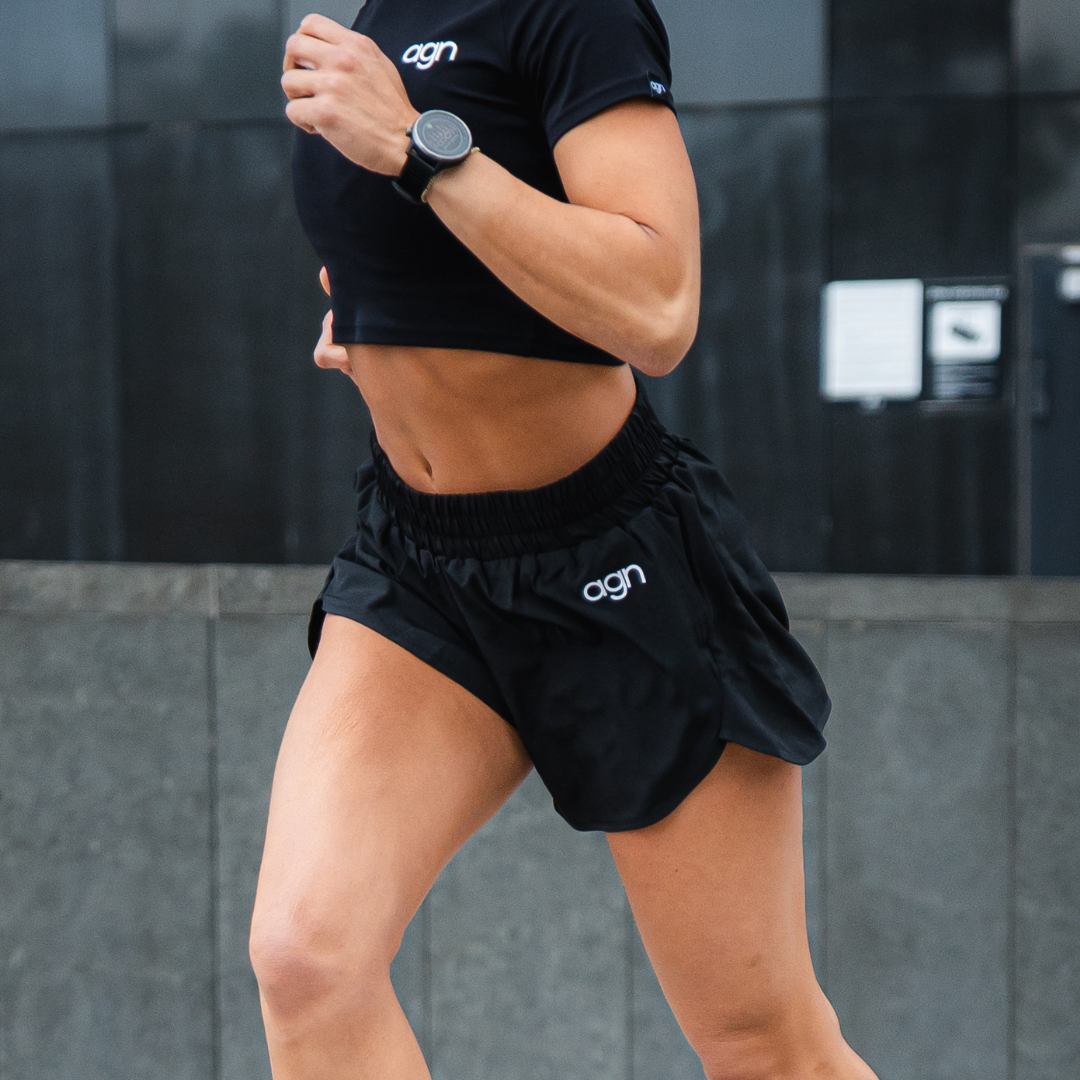 HOMY RUNNER SHORT - BLACK