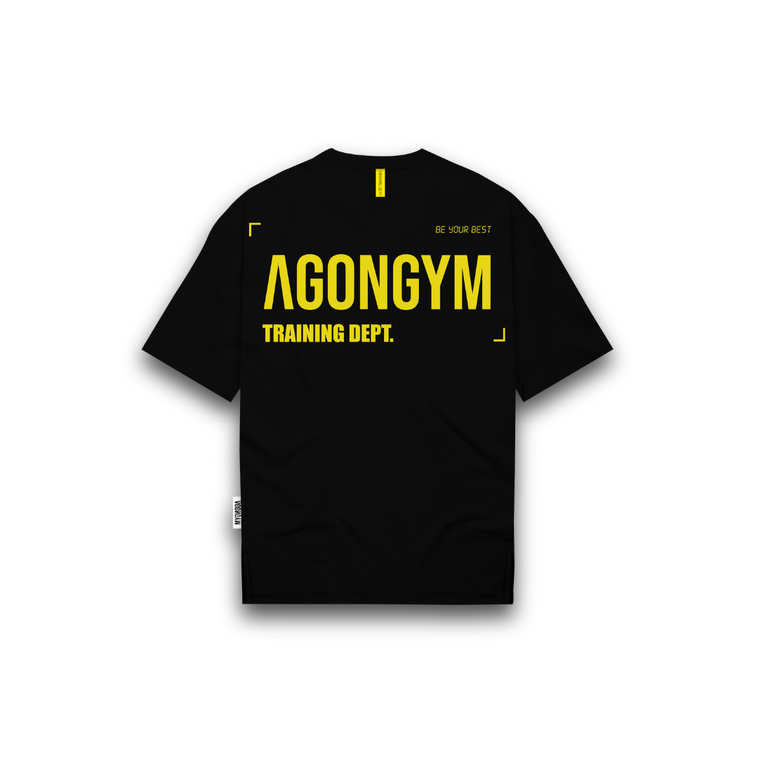TRAINING DEPARTMENT OVERSIZE - BLACK - YELLOW