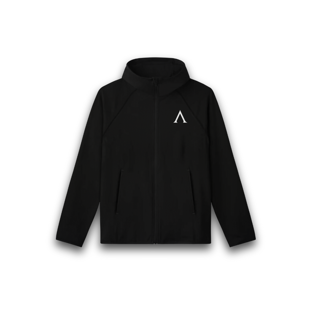 PERFORMANCE ZIP HOODIE - BLACK