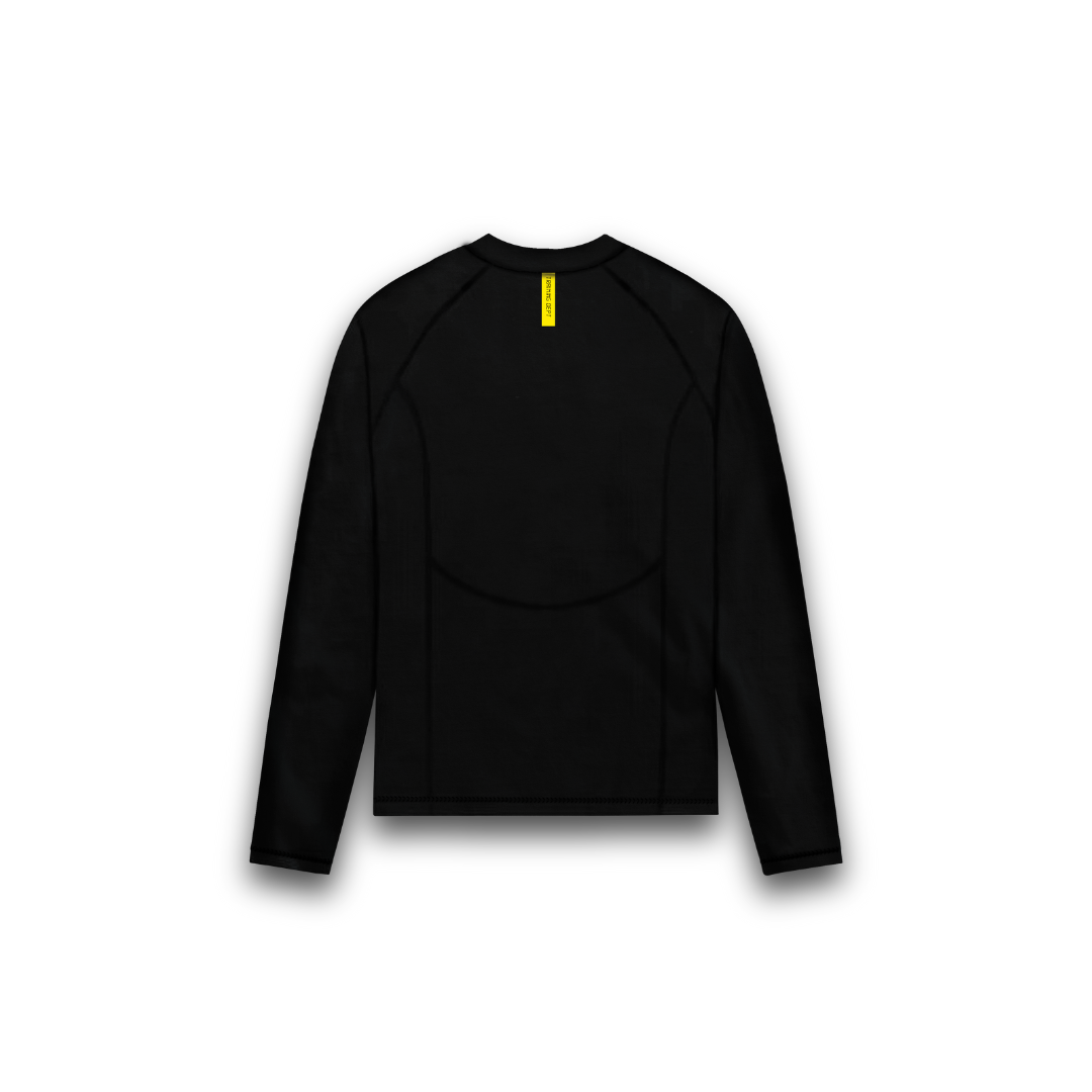 TRAINING DEPARTMENT LONG TECH T-SHIRT - BLACK