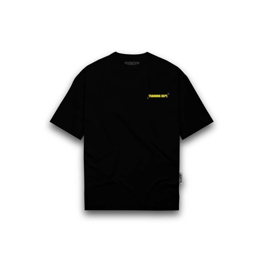 TRAINING DEPARTMENT OVERSIZE - BLACK - YELLOW