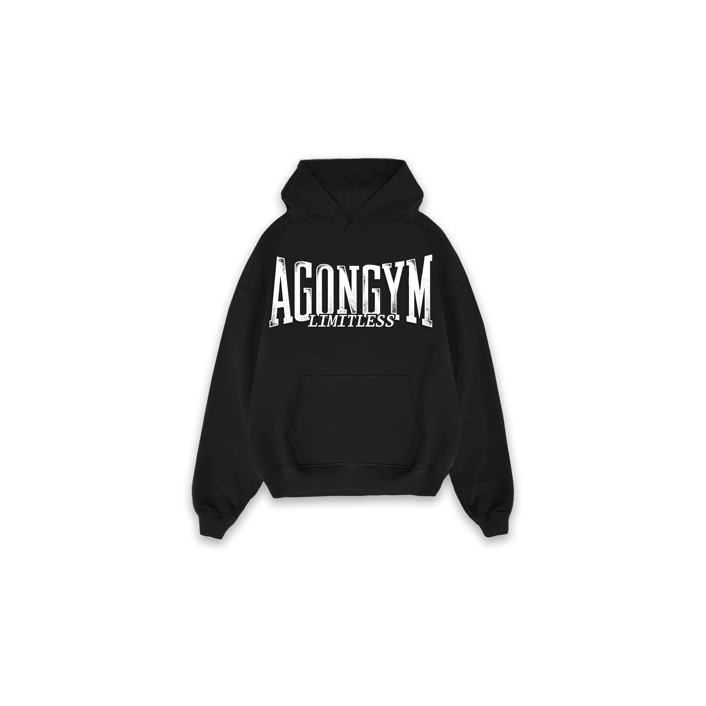 HOODIE LIMITLESS - BLACK/WHITE