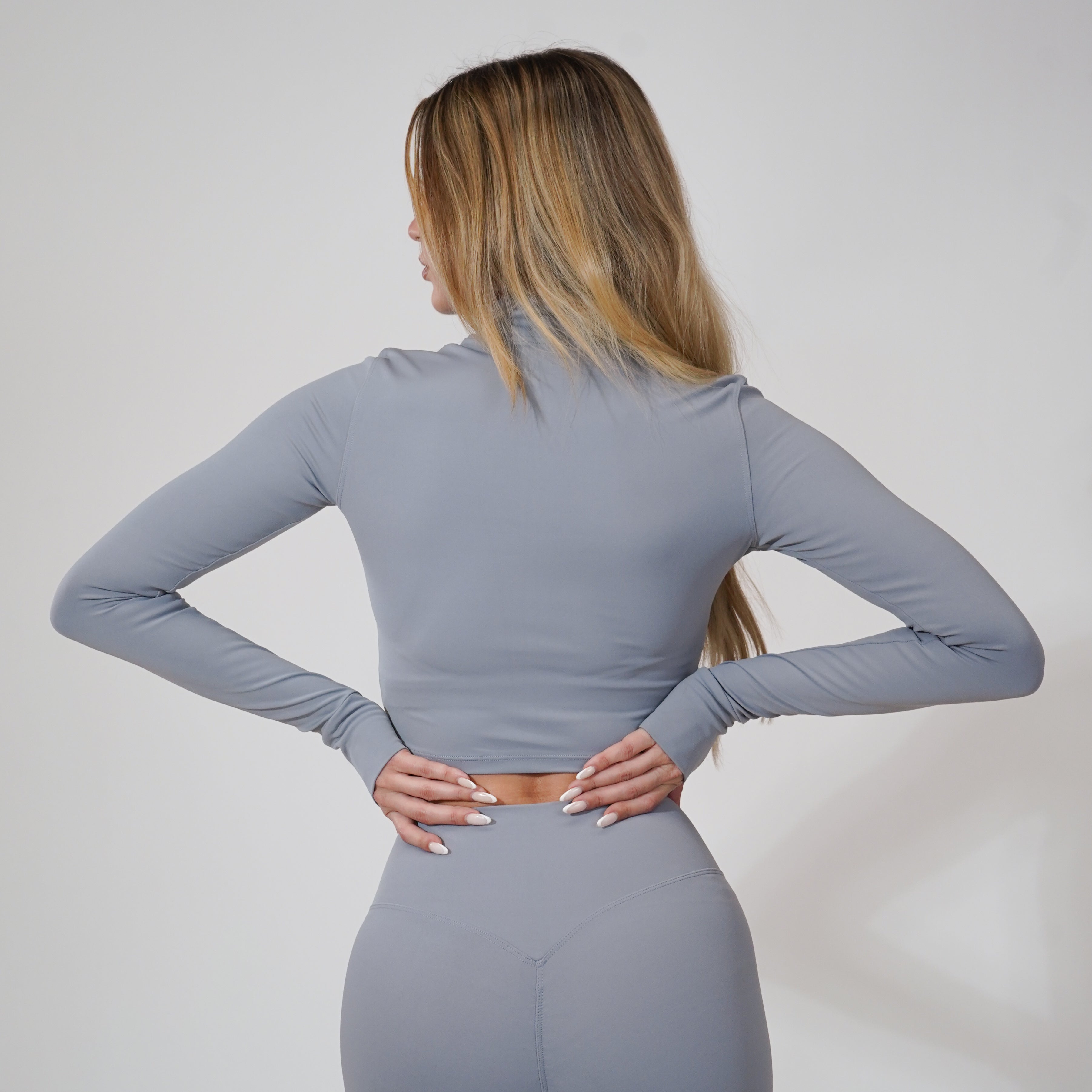 LNDN LONG TOP - LIGHT GREY
