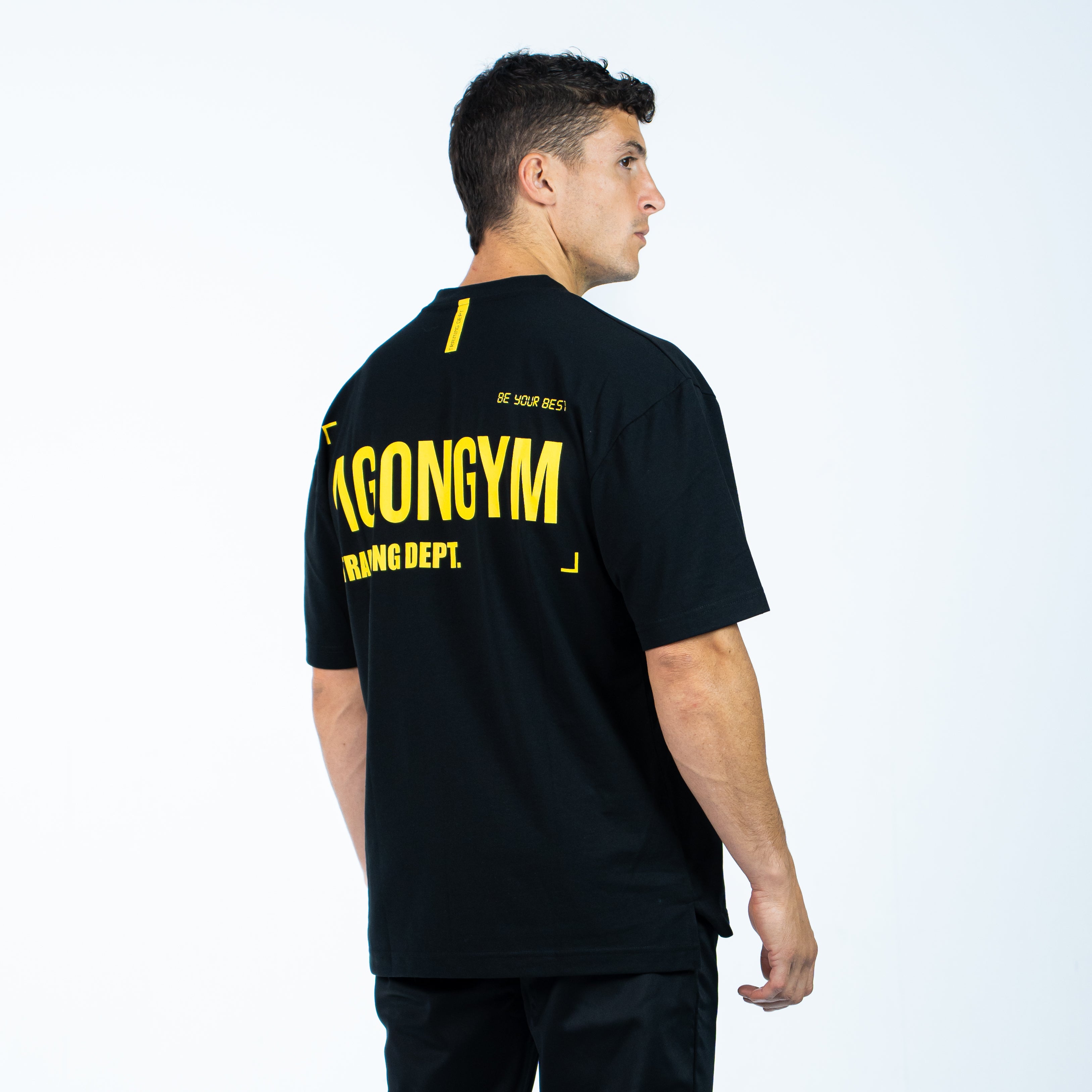 TRAINING DEPARTMENT OVERSIZE - BLACK - YELLOW
