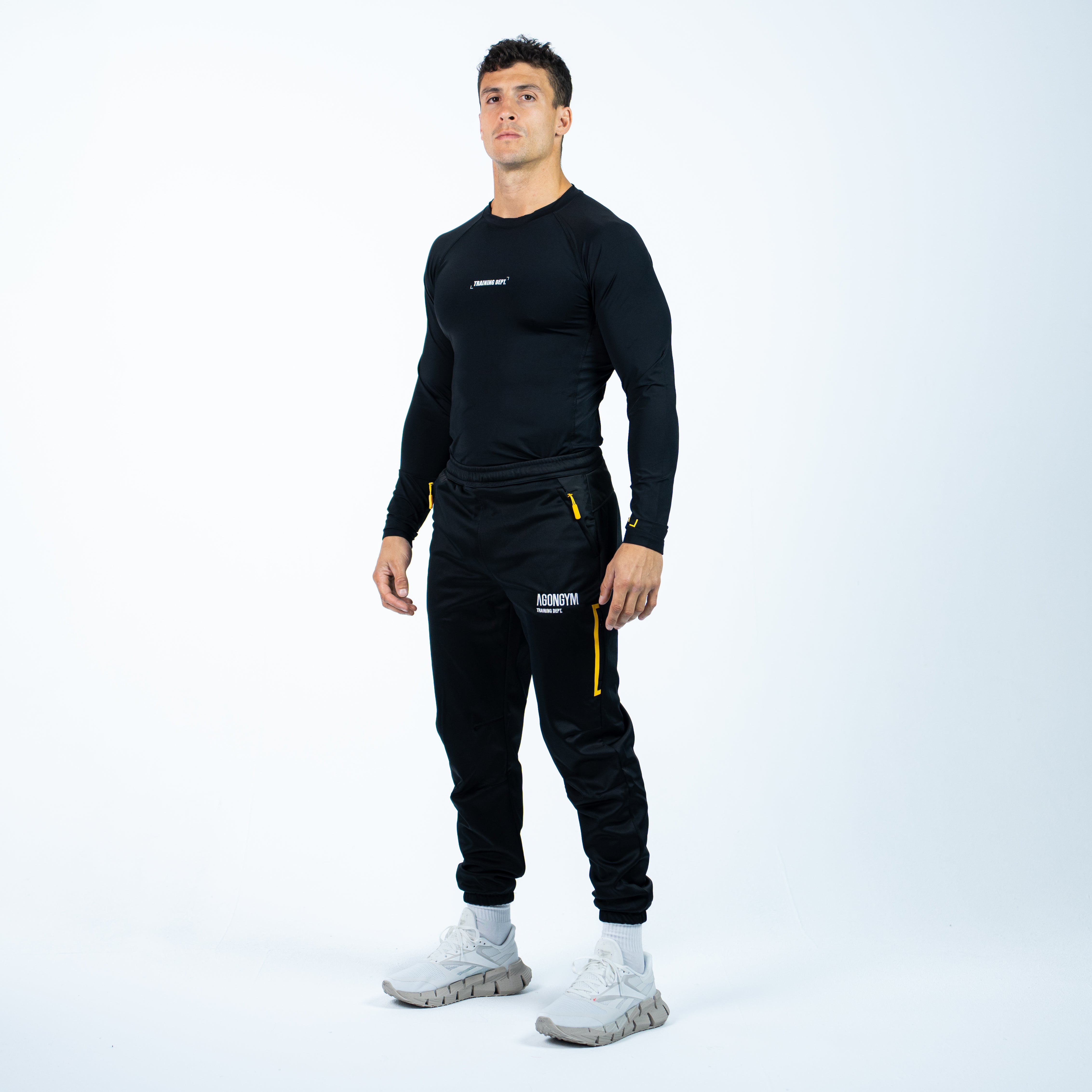TRAINING DEPARTMENT LONG TECH T-SHIRT - BLACK