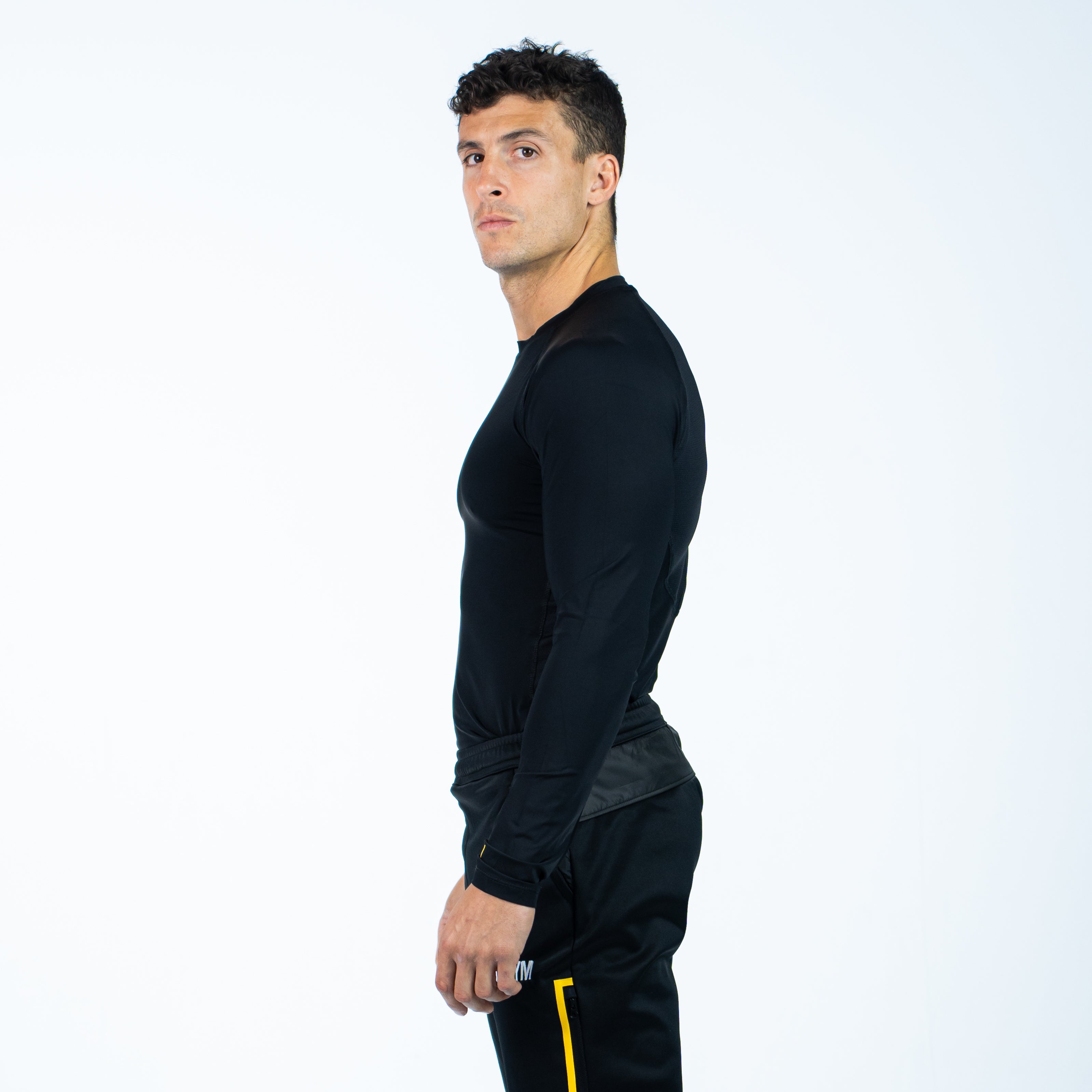 TRAINING DEPARTMENT LONG TECH T-SHIRT - BLACK