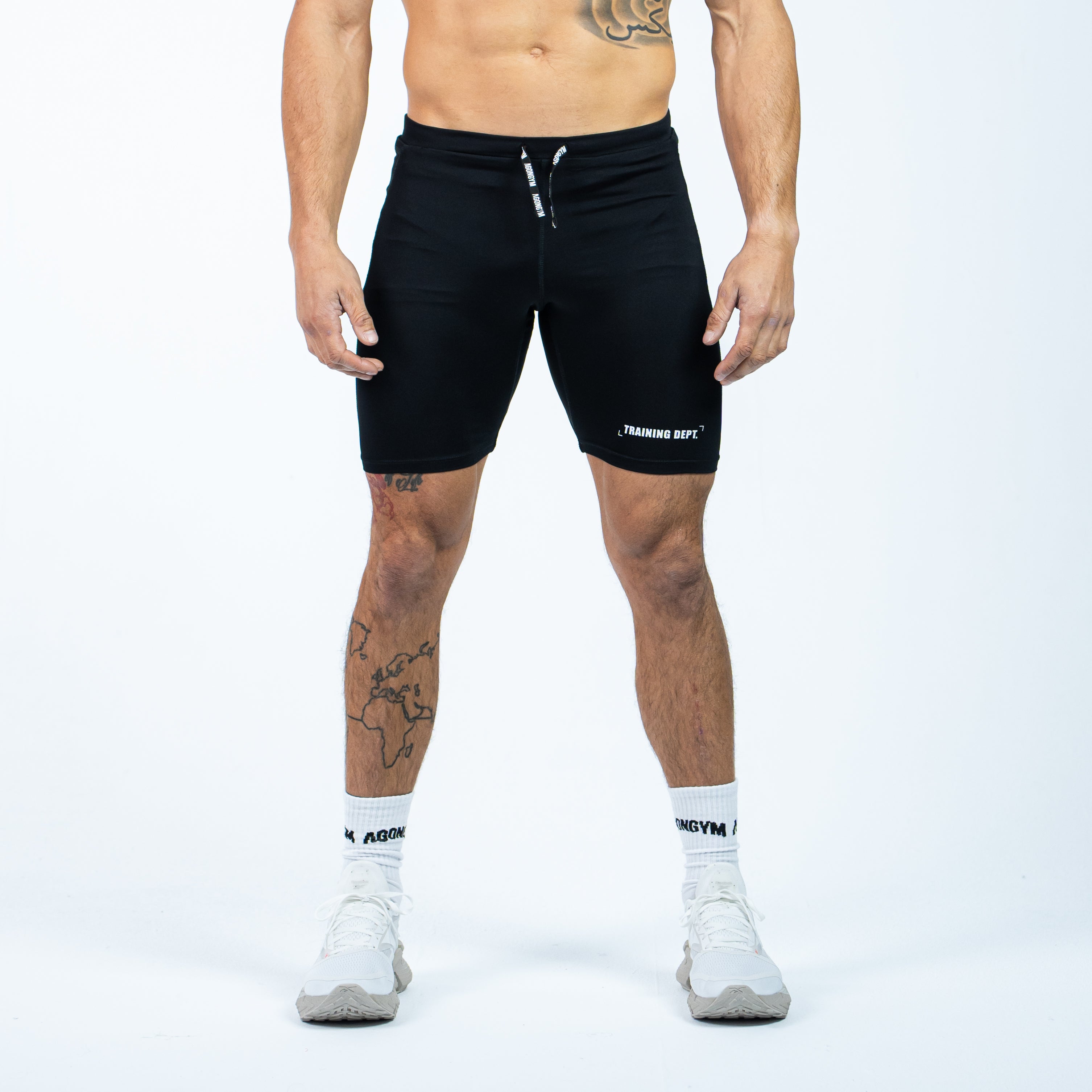 TRAINING DEPT. TIGHT SHORT - BLACK