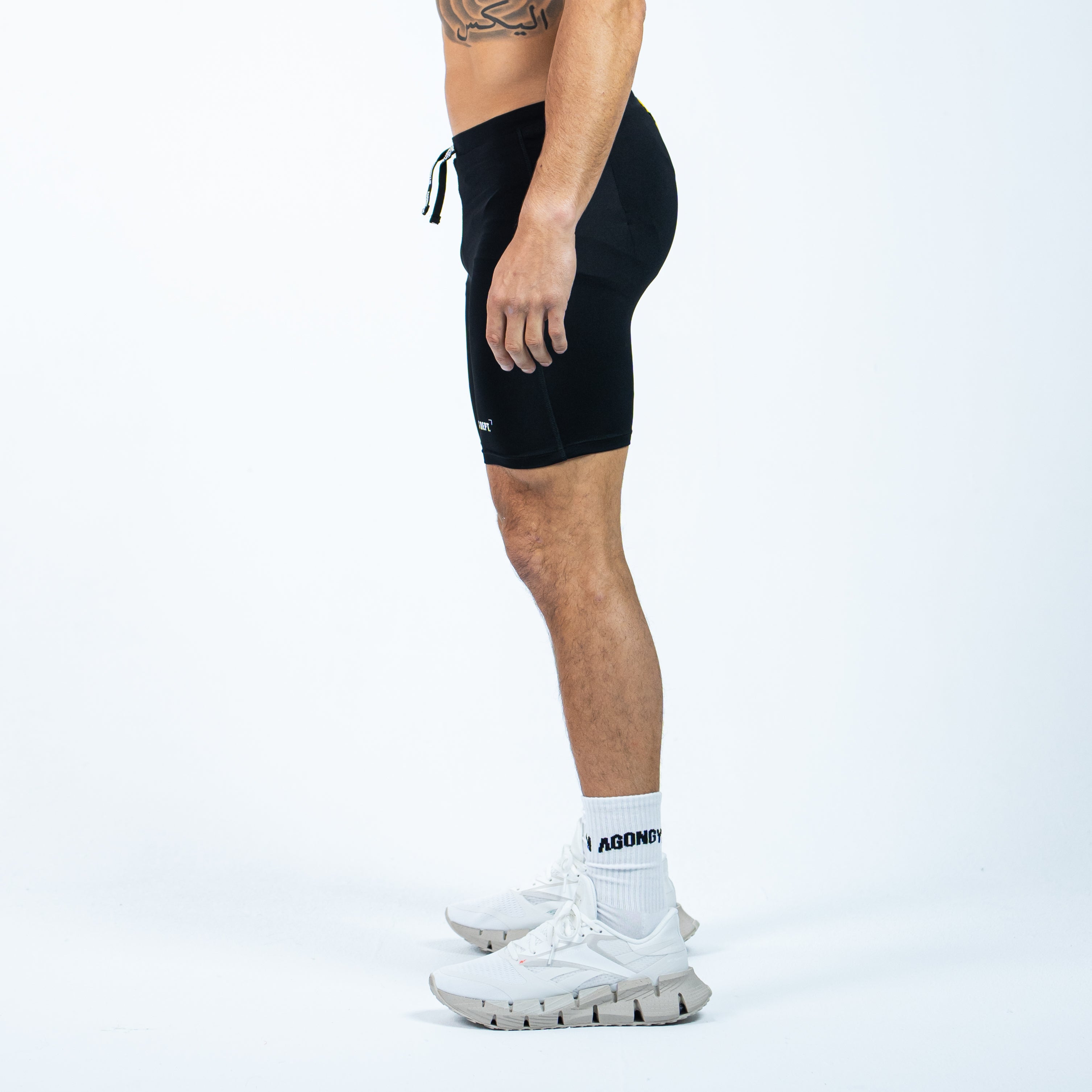 TRAINING DEPT. TIGHT SHORT - BLACK