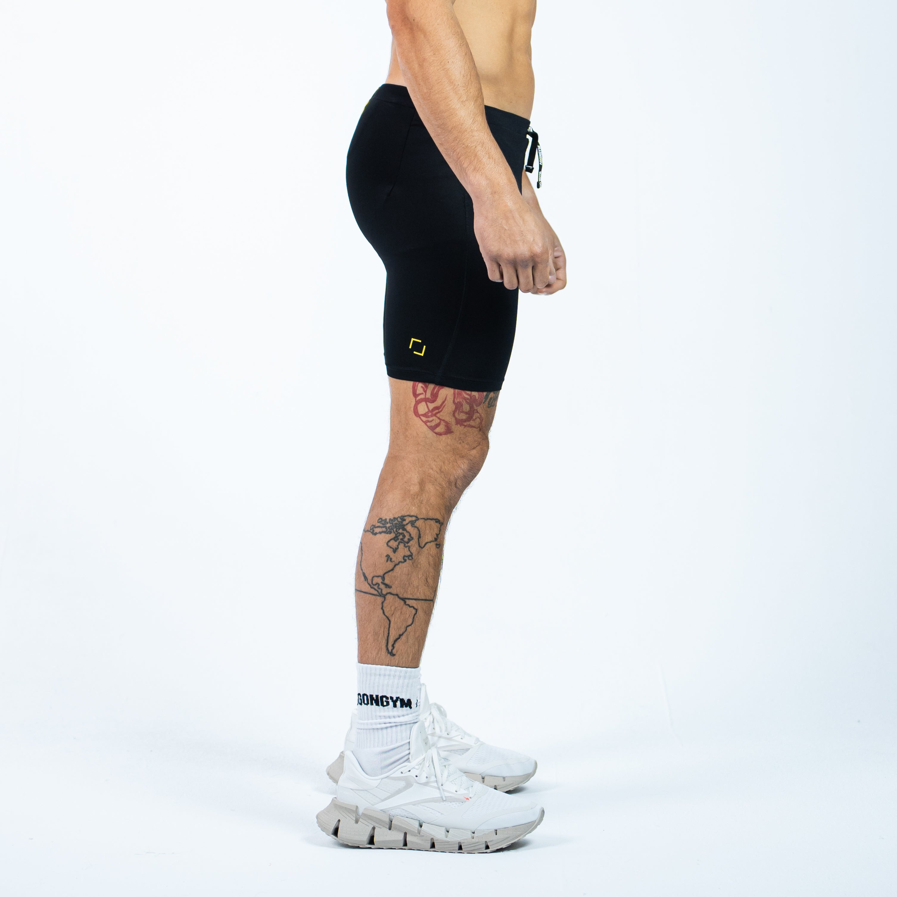 TRAINING DEPT. TIGHT SHORT - BLACK