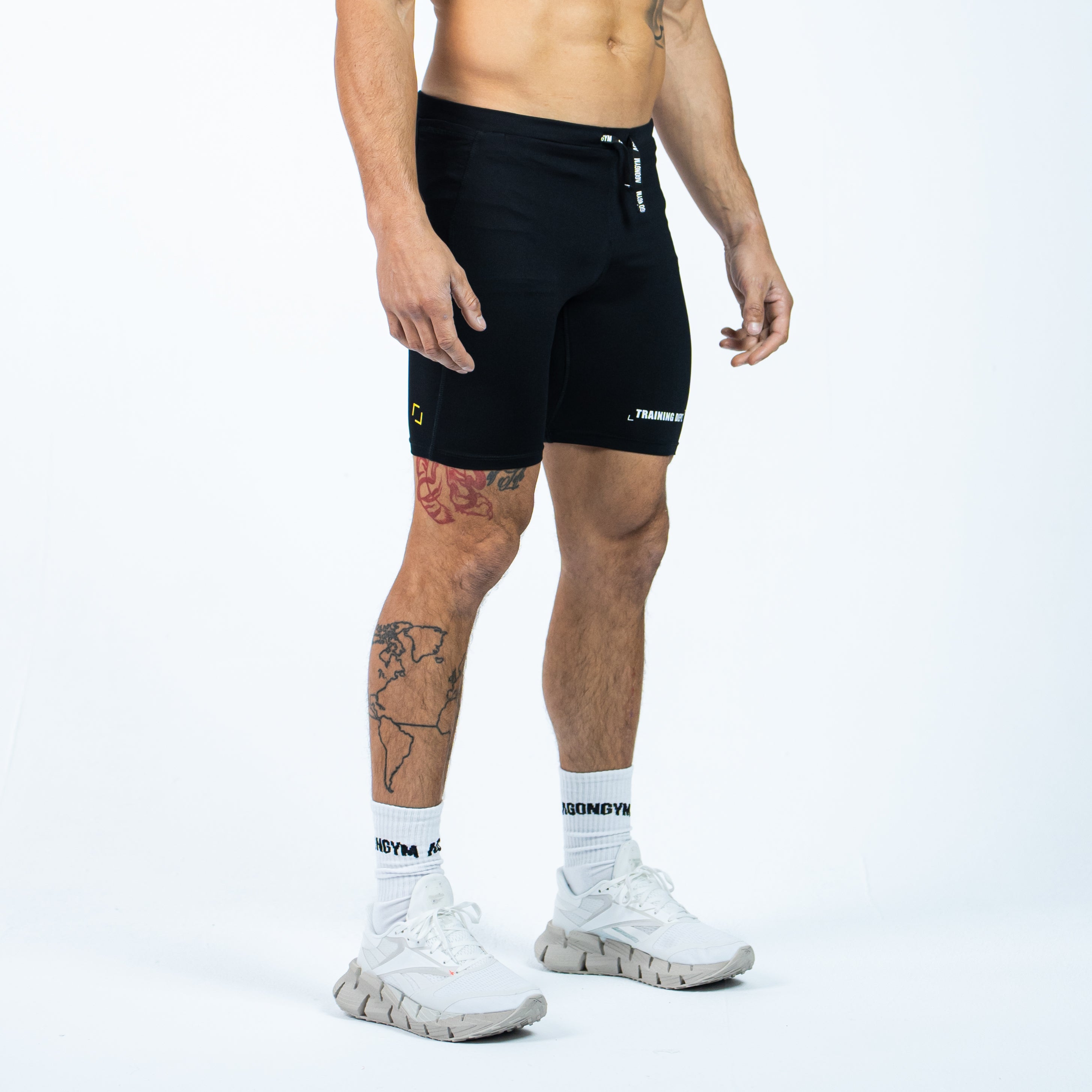 TRAINING DEPT. TIGHT SHORT - BLACK