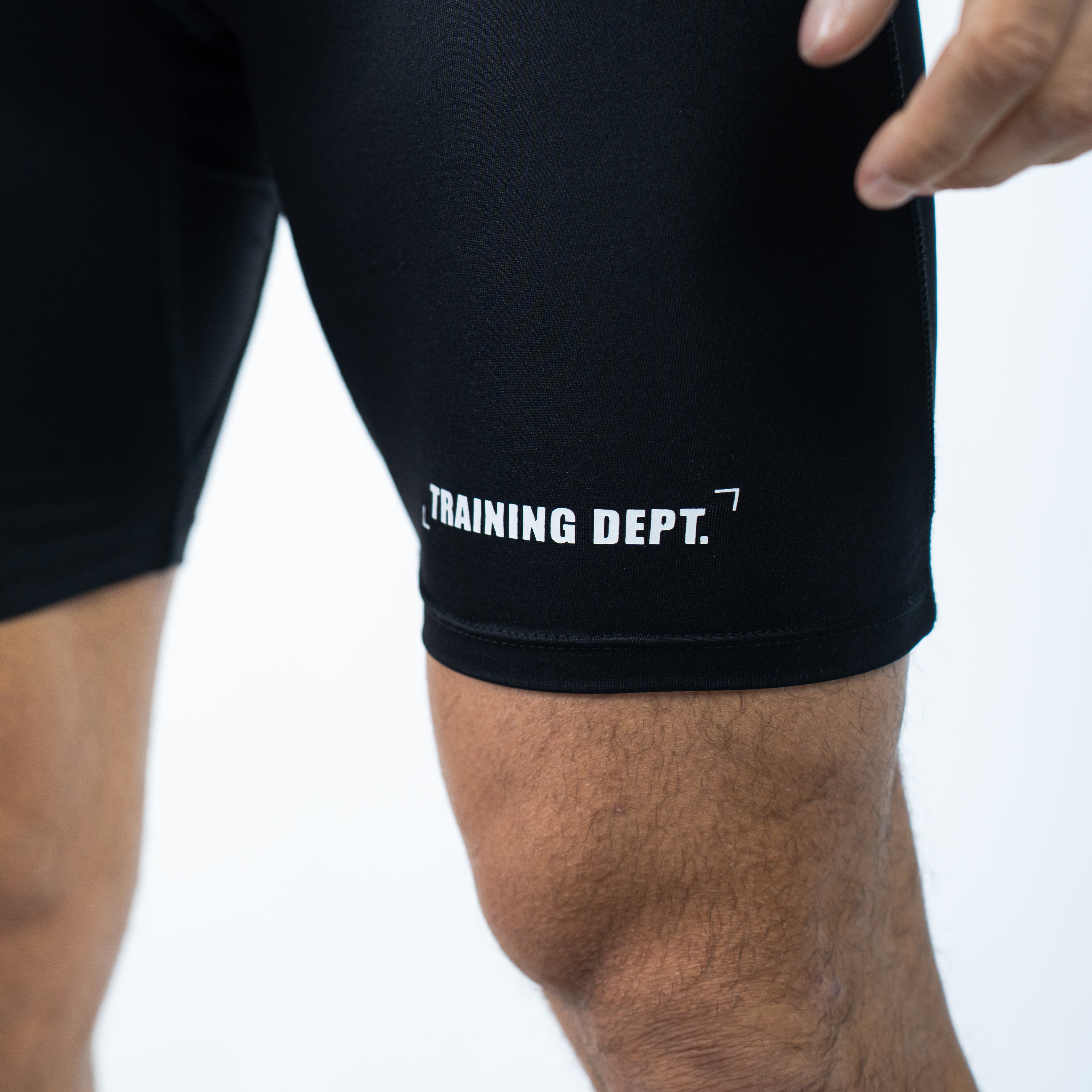 TRAINING DEPT. TIGHT SHORT - BLACK