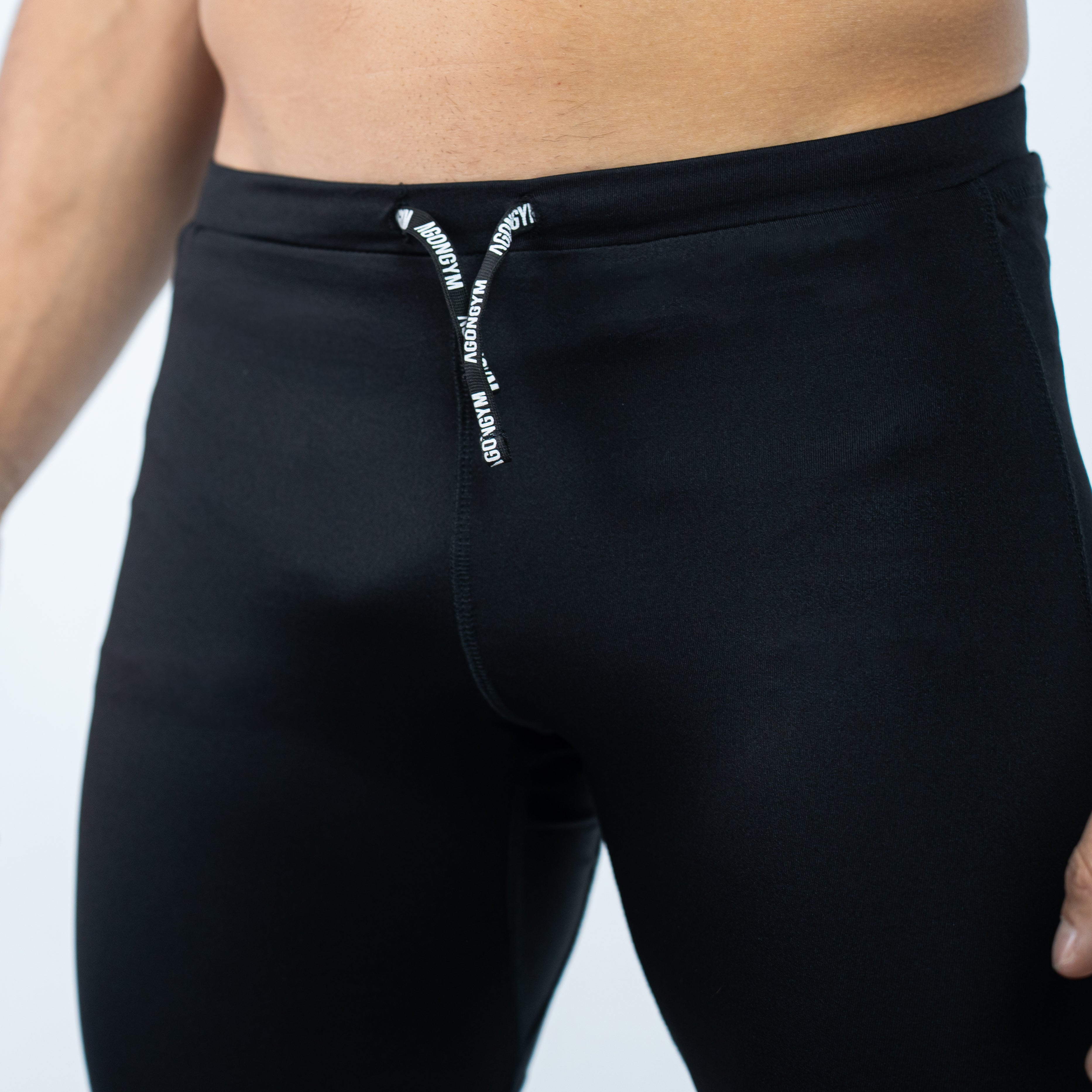 TRAINING DEPT. TIGHT SHORT - BLACK
