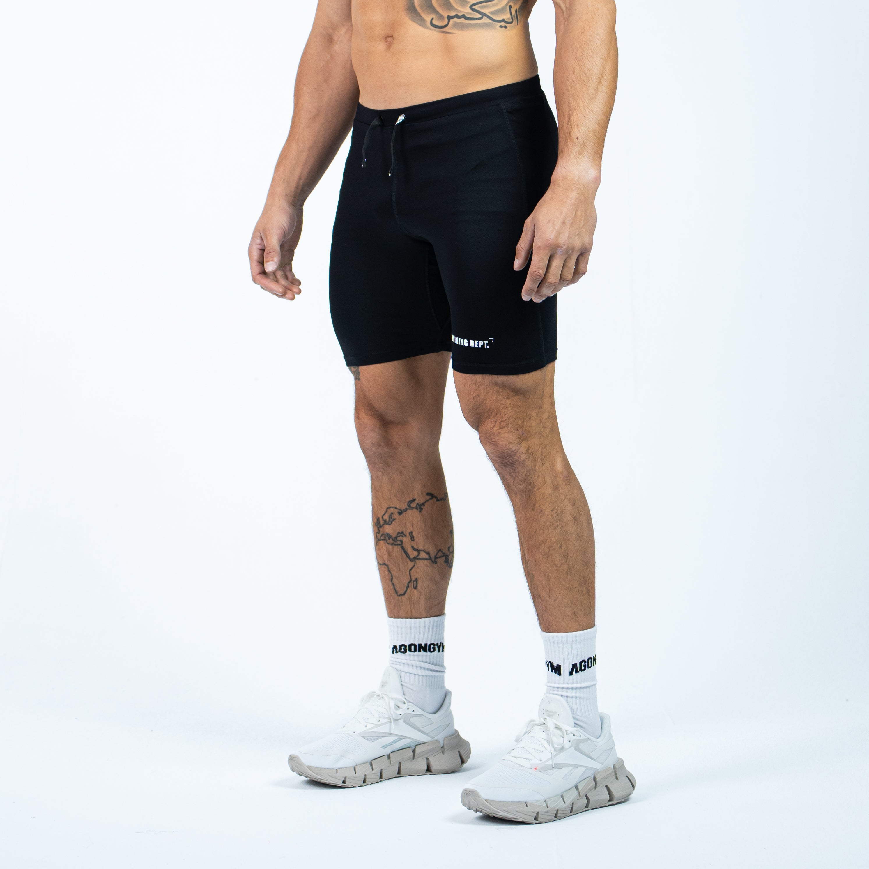 TRAINING DEPT. TIGHT SHORT - BLACK