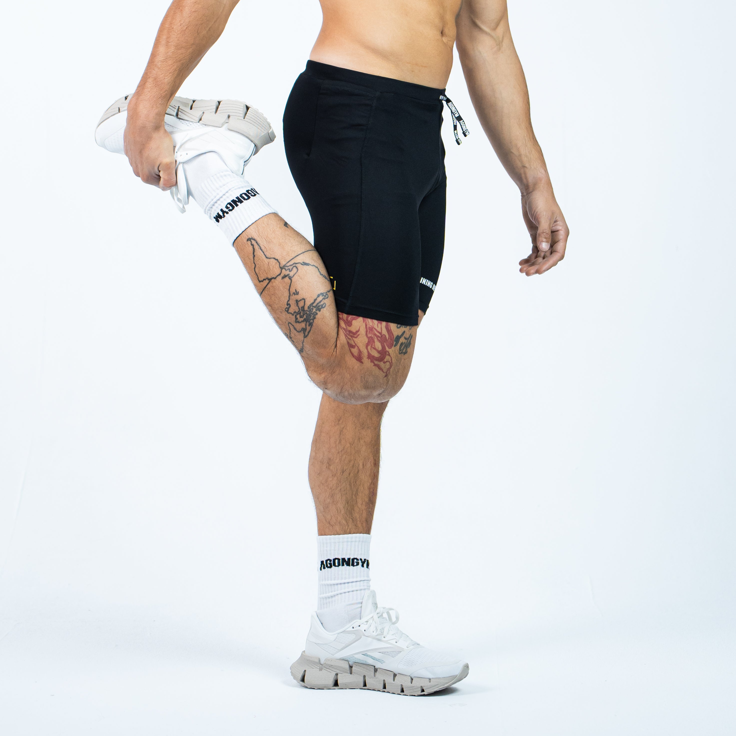 TRAINING DEPT. TIGHT SHORT - BLACK