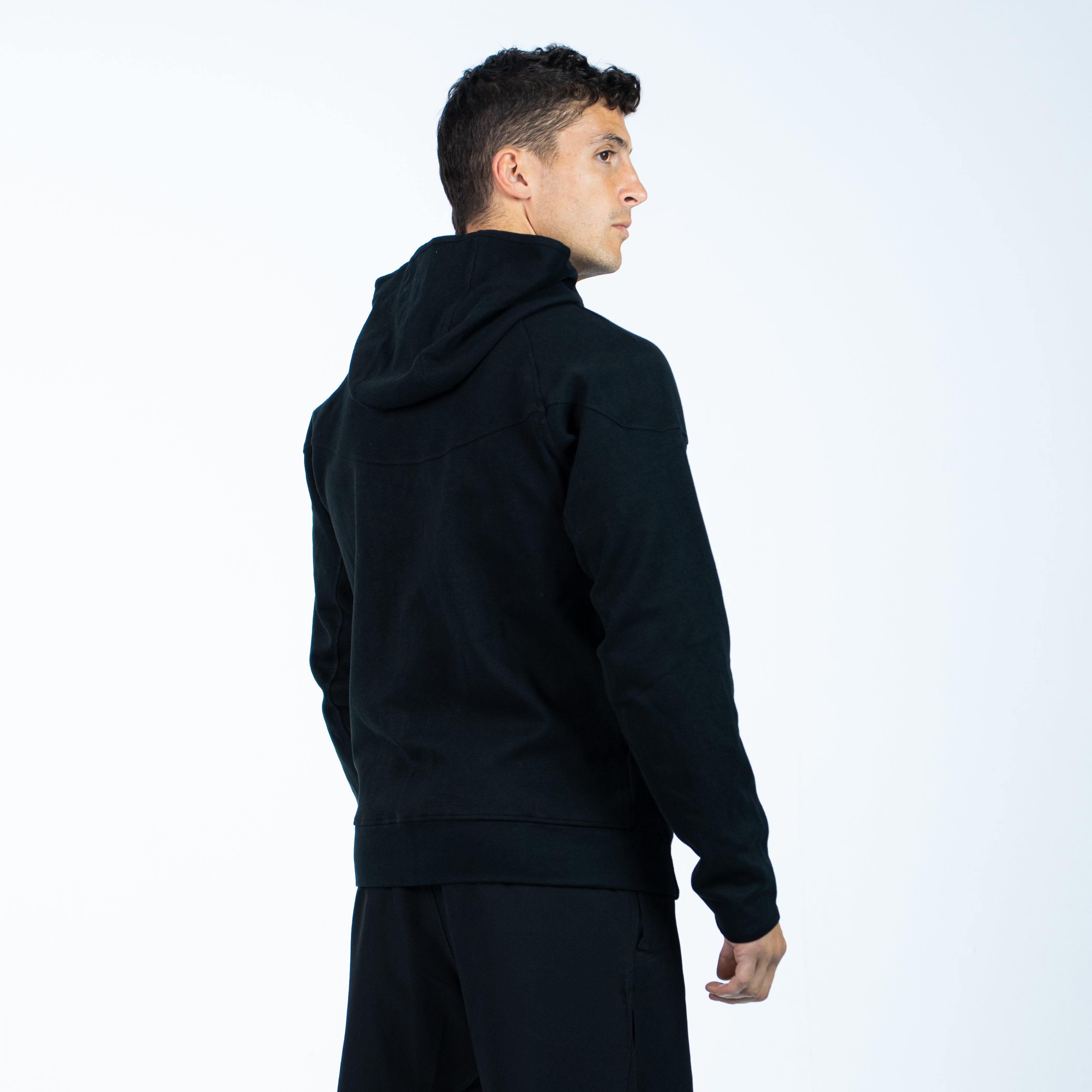 PERFORMANCE ZIP HOODIE - BLACK