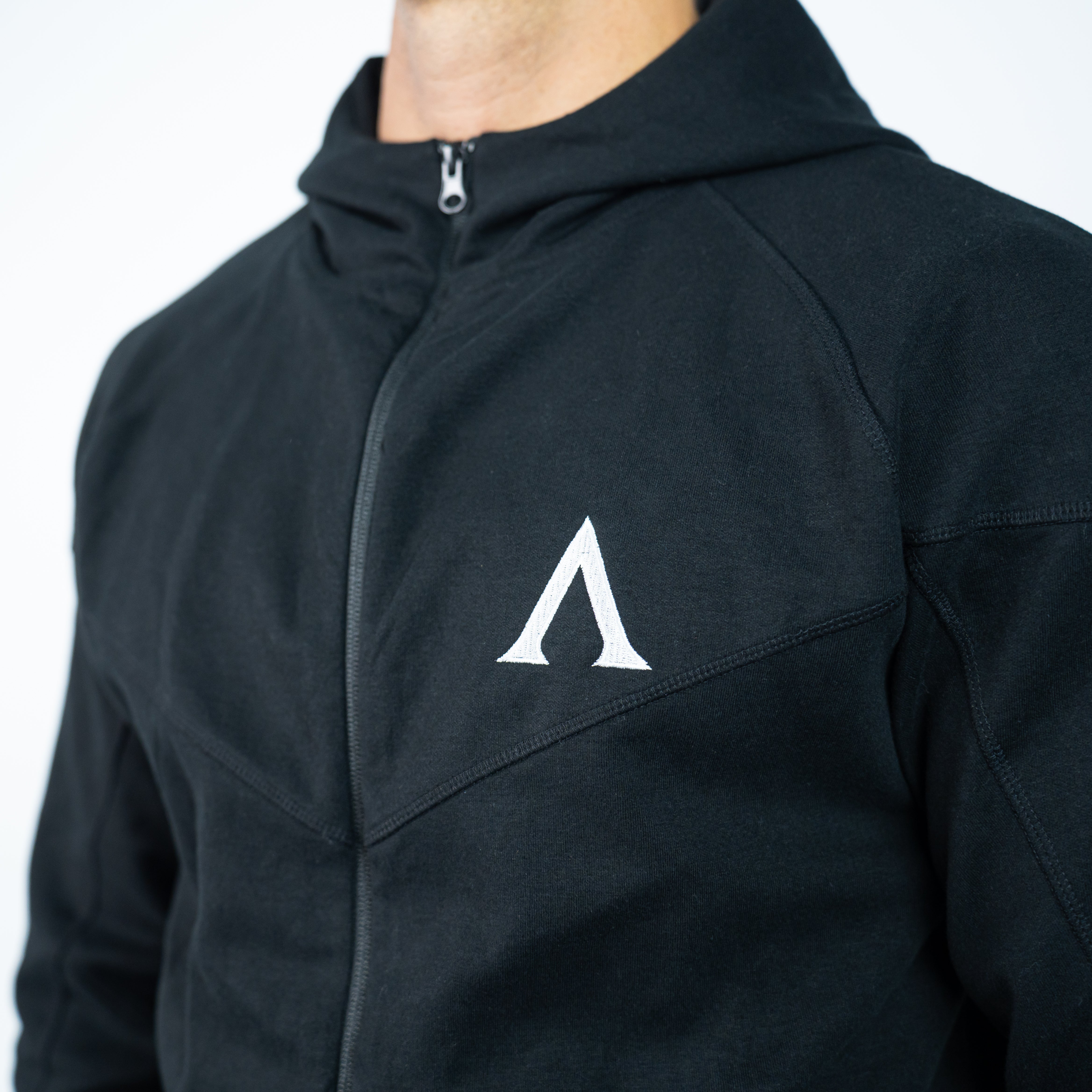 PERFORMANCE ZIP HOODIE - BLACK