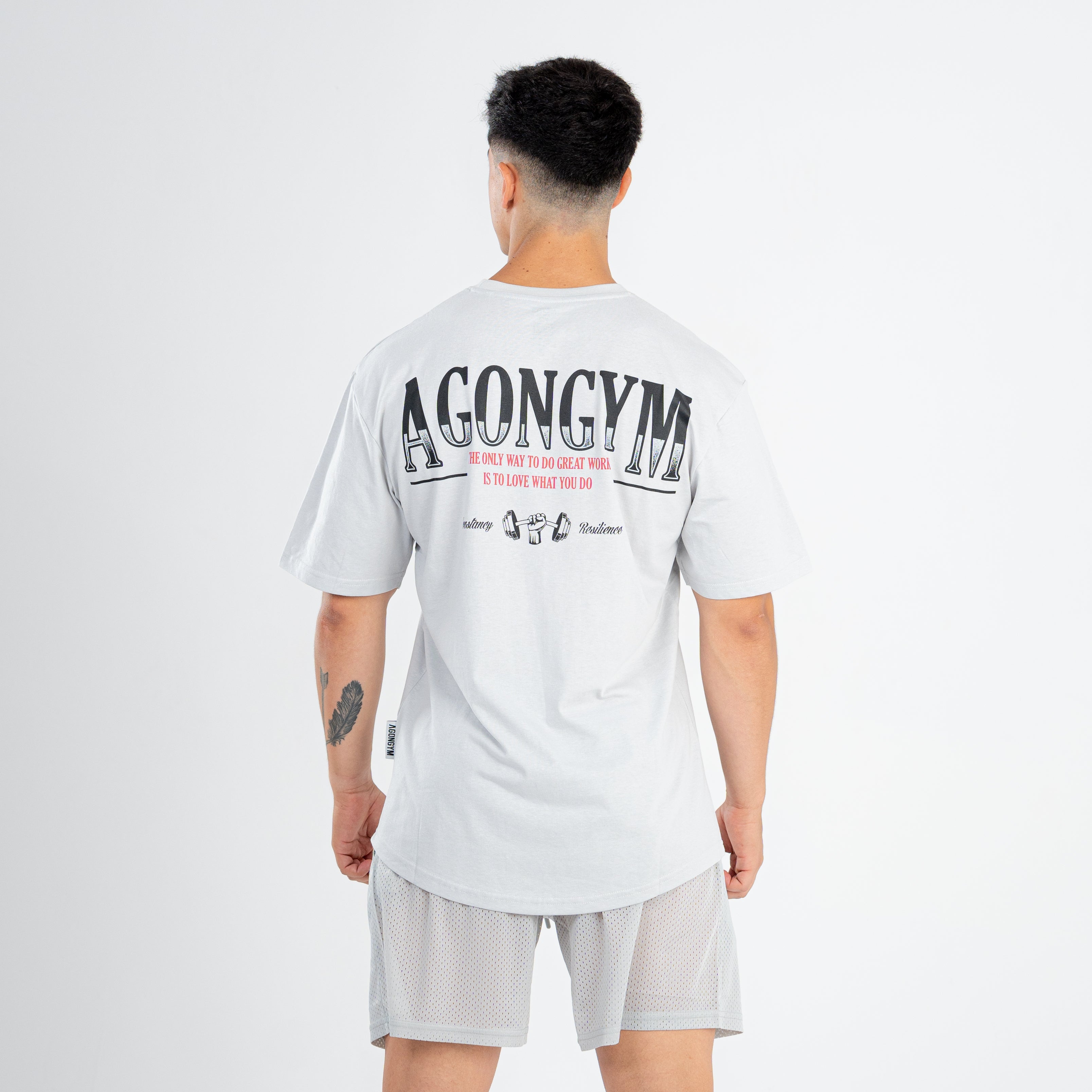 RETROWORKOUT OVERSIZE - LIGHT GRAY