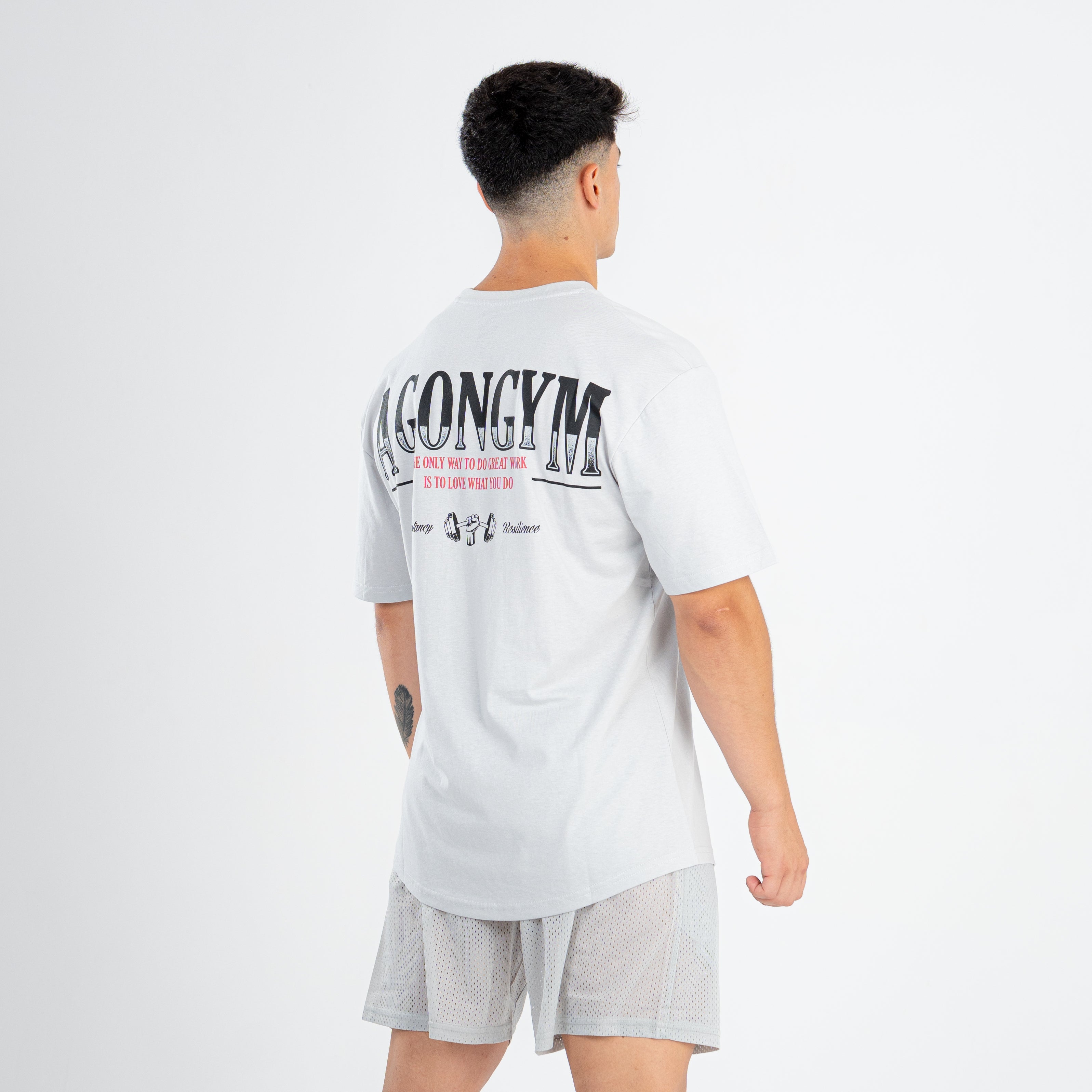 RETROWORKOUT OVERSIZE - LIGHT GRAY