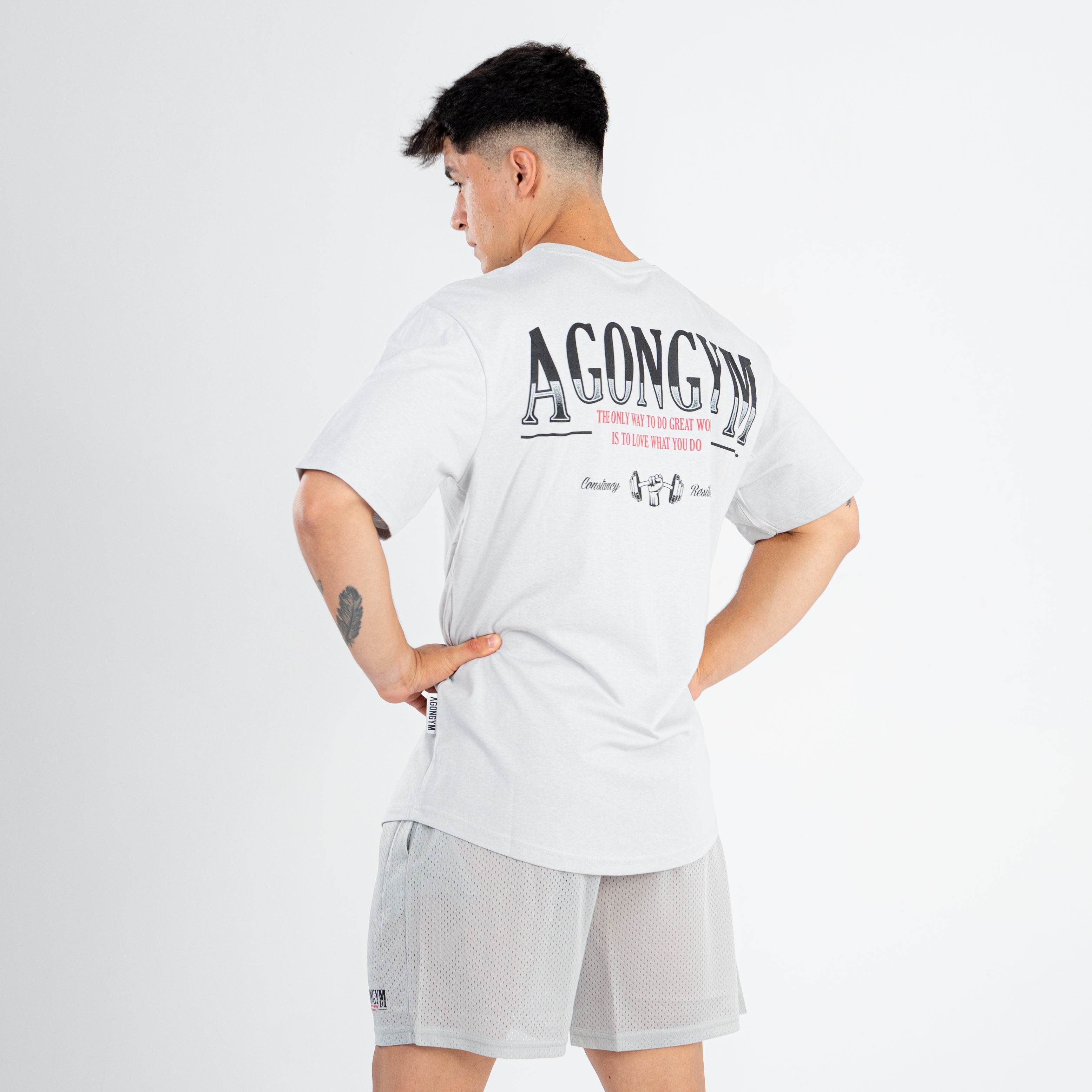 RETROWORKOUT OVERSIZE - LIGHT GRAY