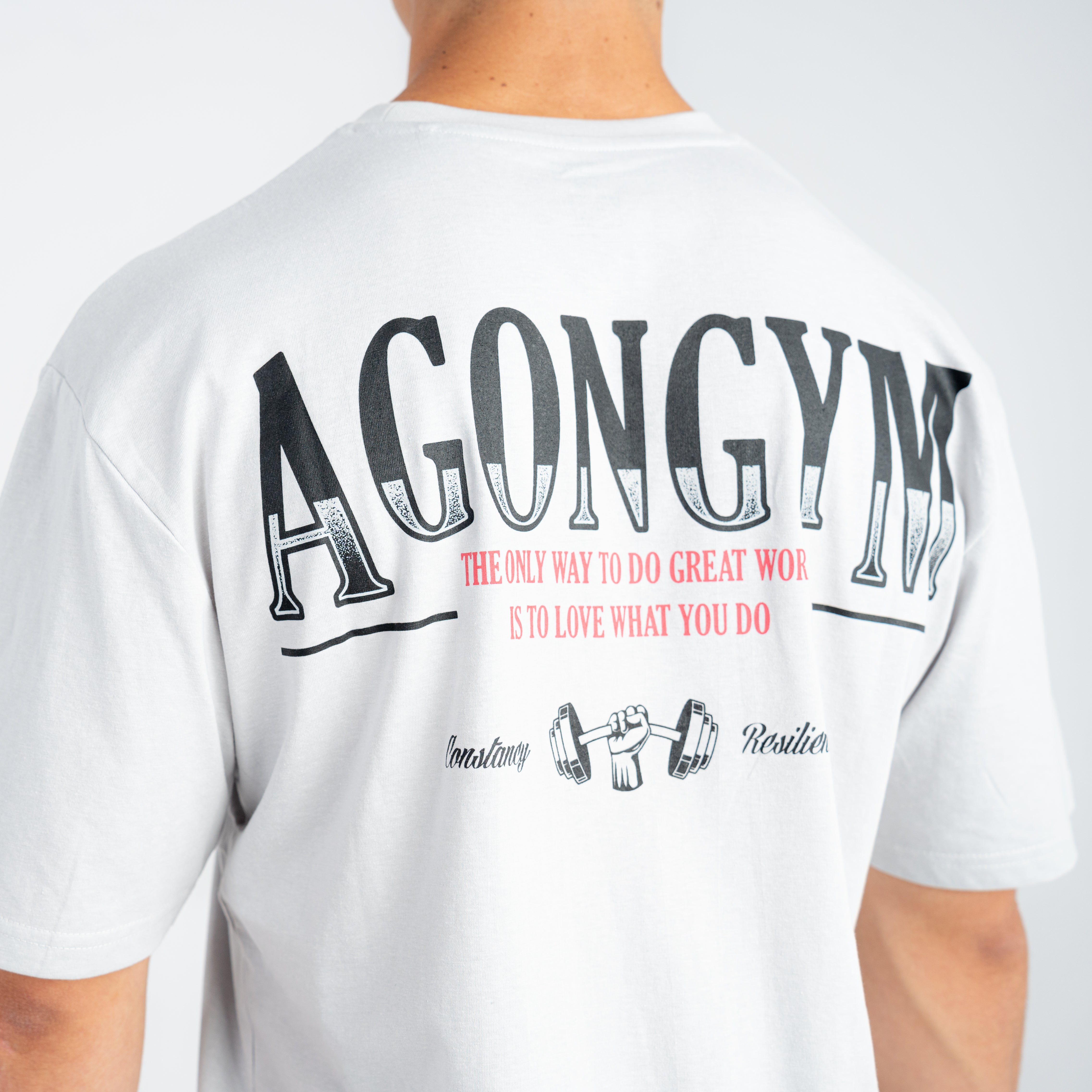 RETROWORKOUT OVERSIZE - LIGHT GRAY