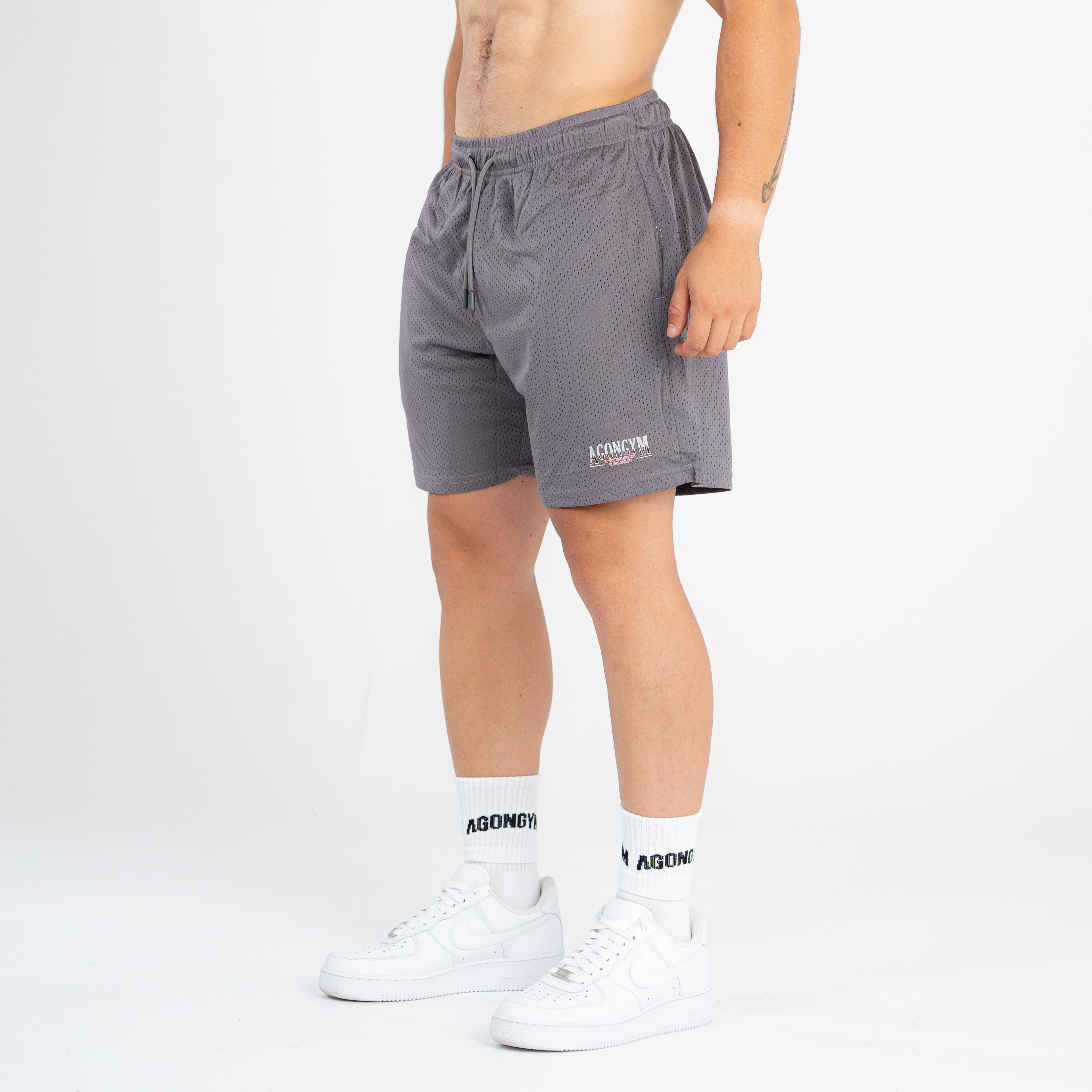 RETROWORKOUT SHORT - DARK GRAY