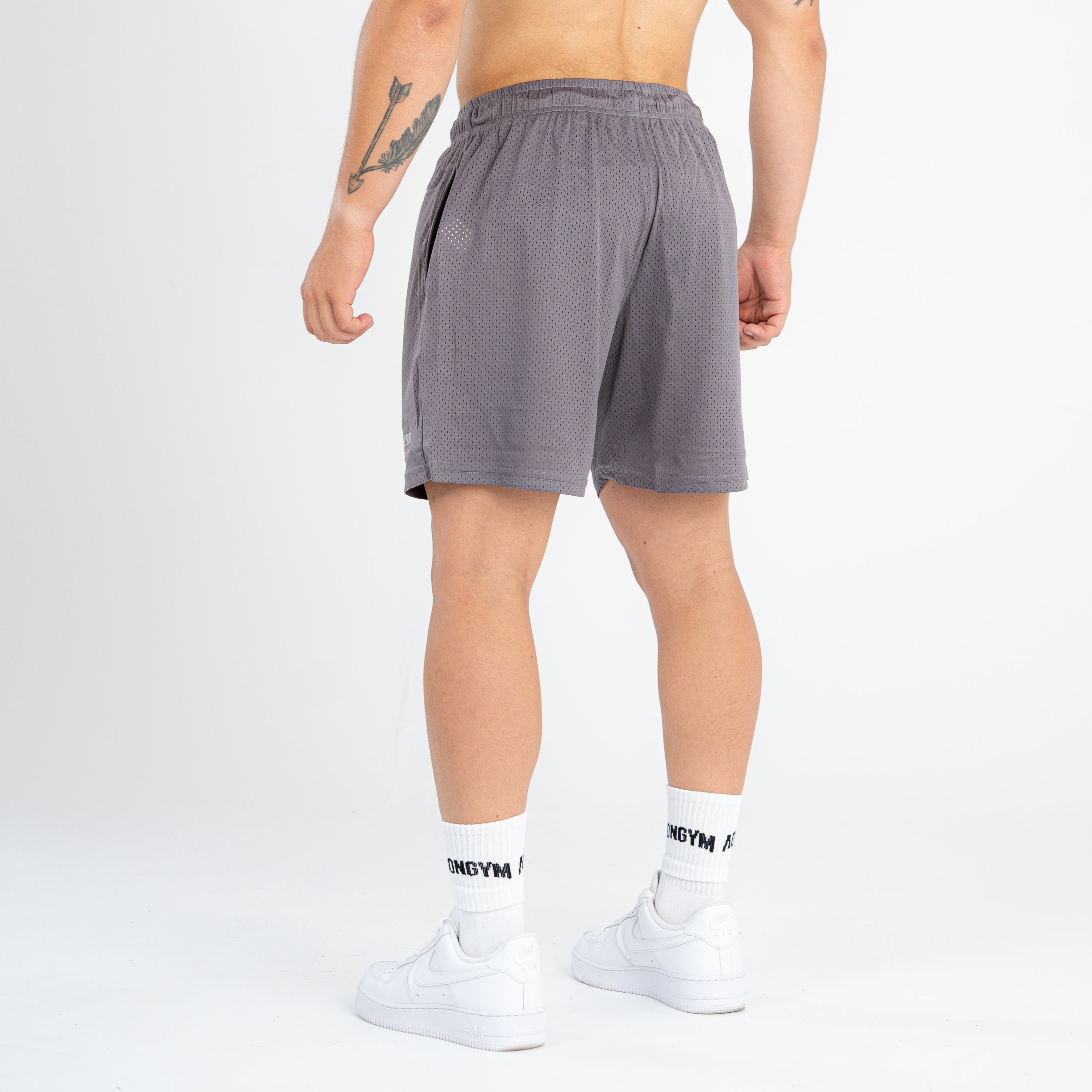 RETROWORKOUT SHORT - DARK GRAY