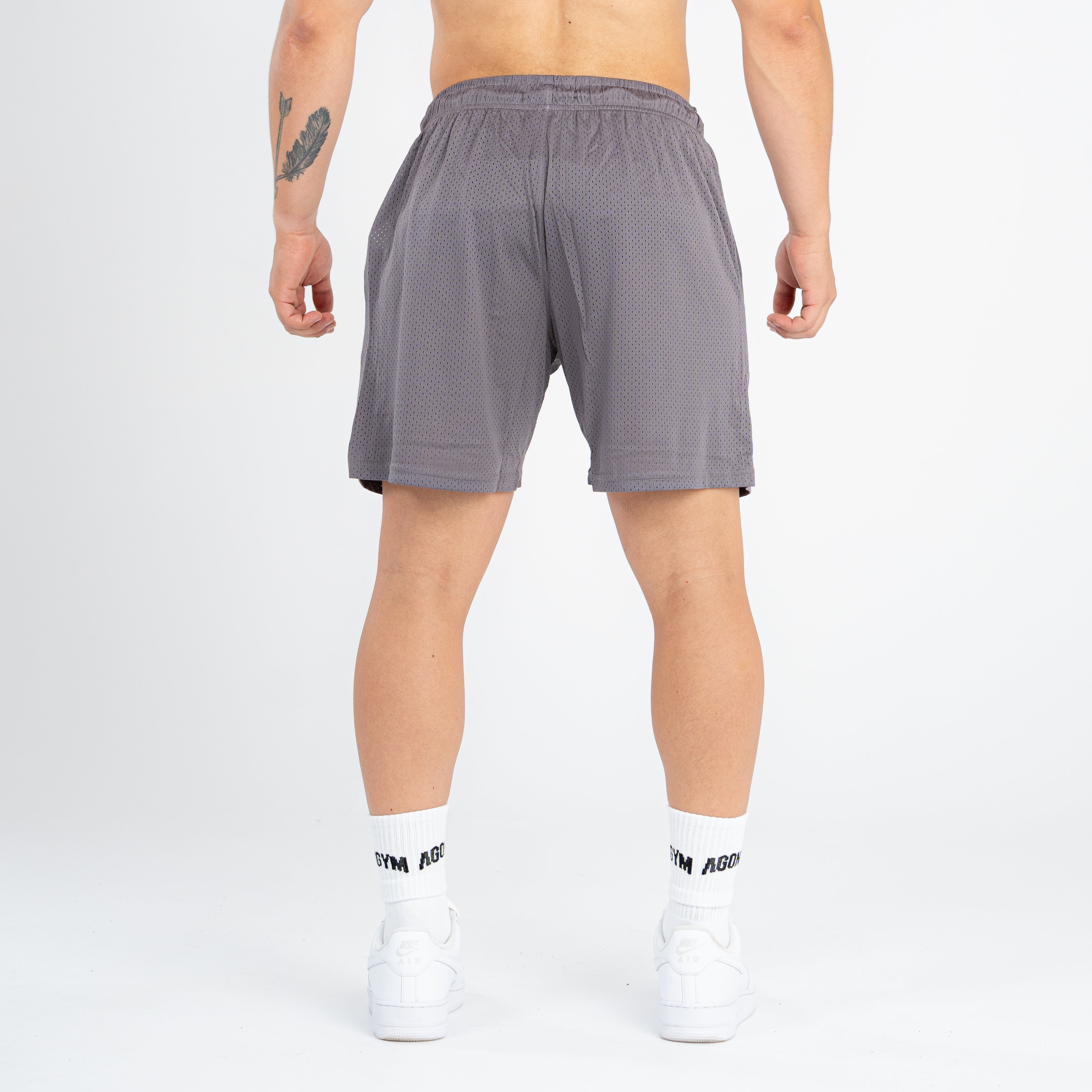 RETROWORKOUT SHORT - DARK GRAY