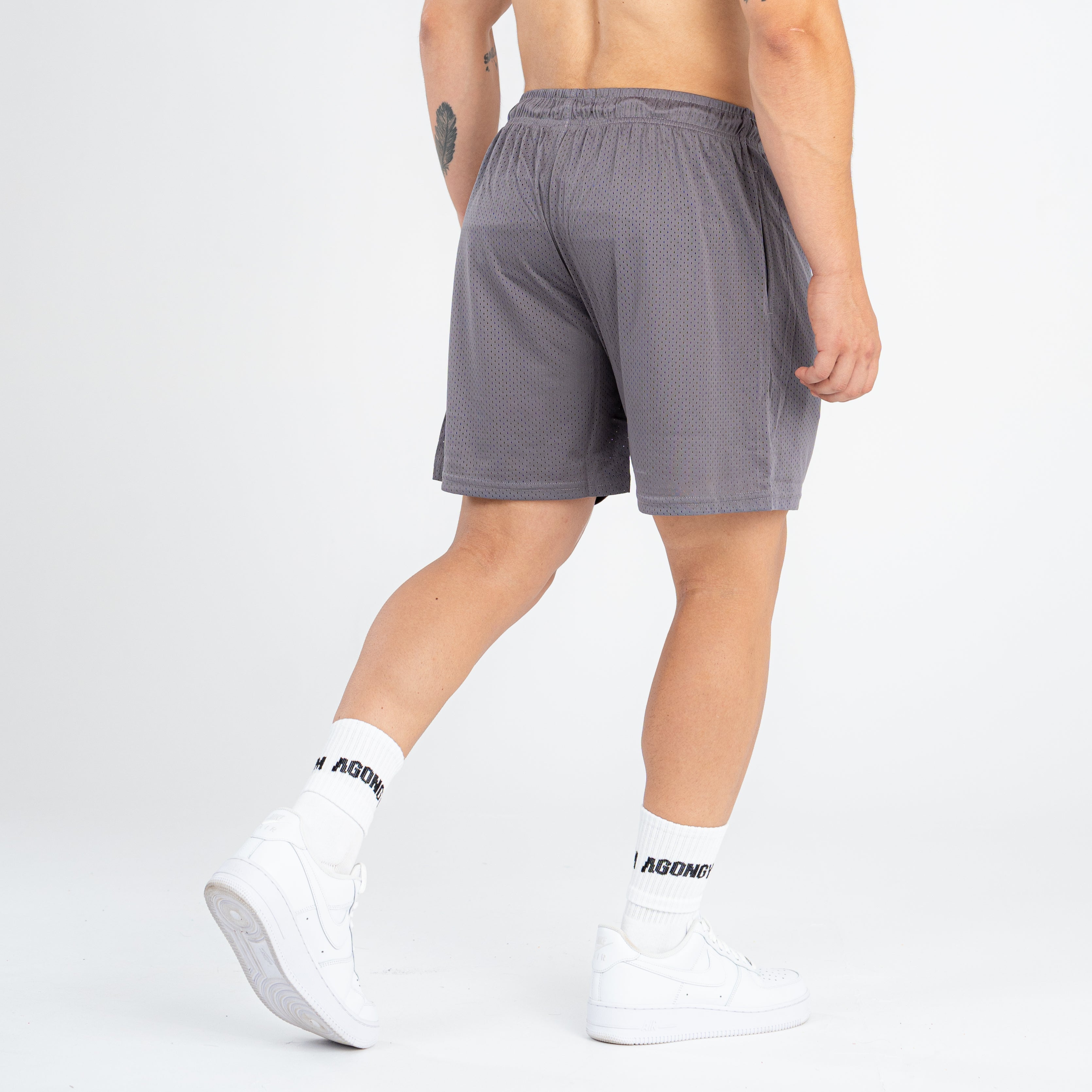 RETROWORKOUT SHORT - DARK GRAY