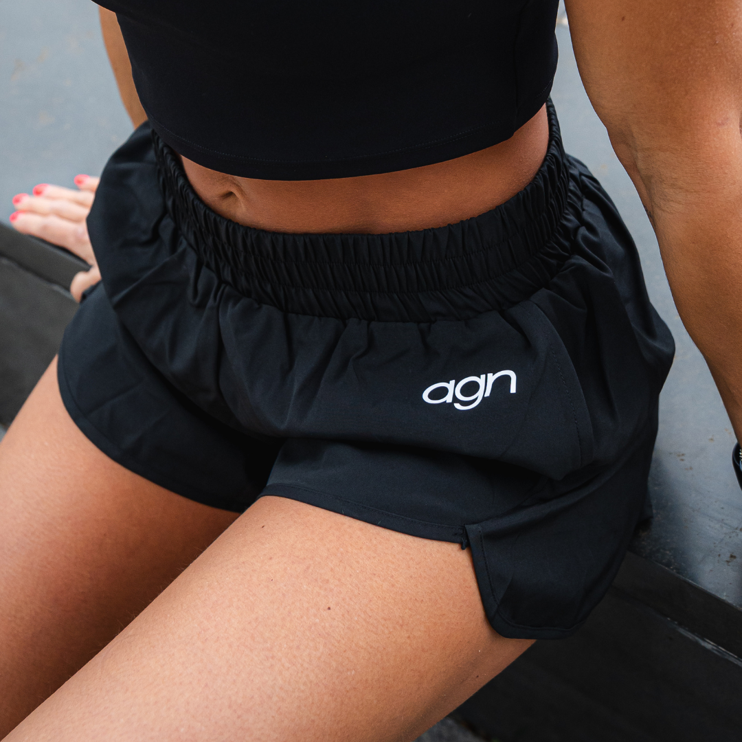 HOMY RUNNER SHORT - BLACK