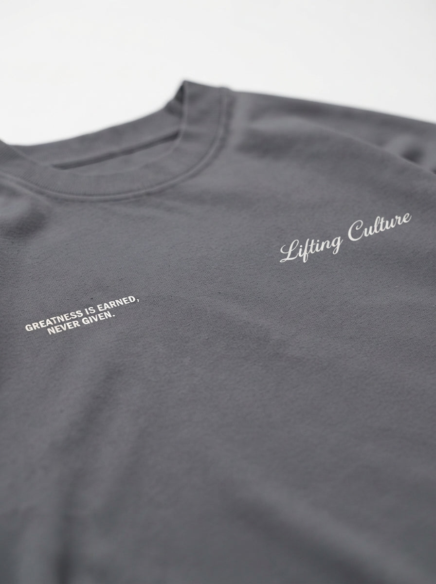 LIFTING CULTURE OVERSIZE - PETROL GREY