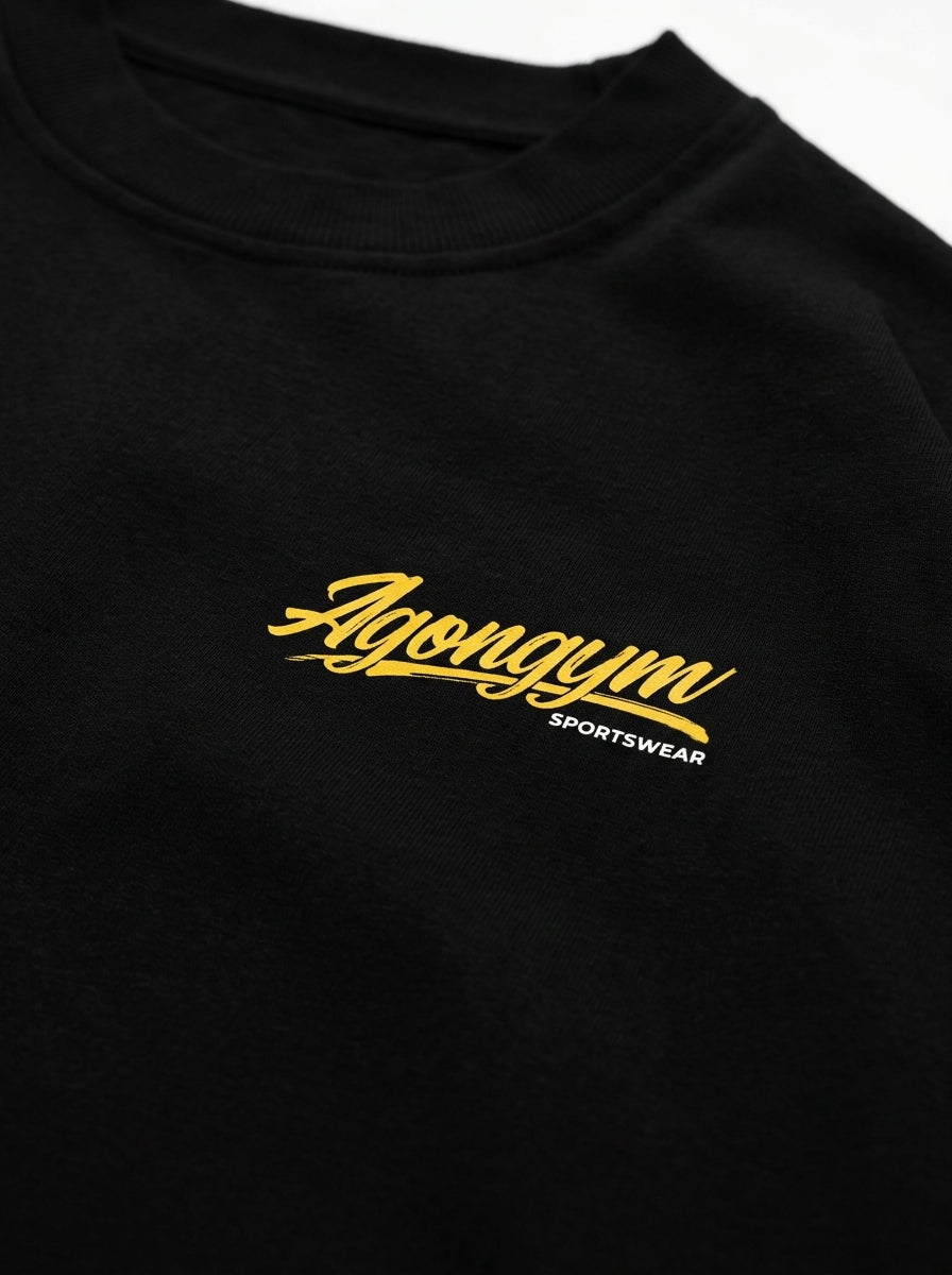 NEVER GIVEN OVERSIZE - BLACK