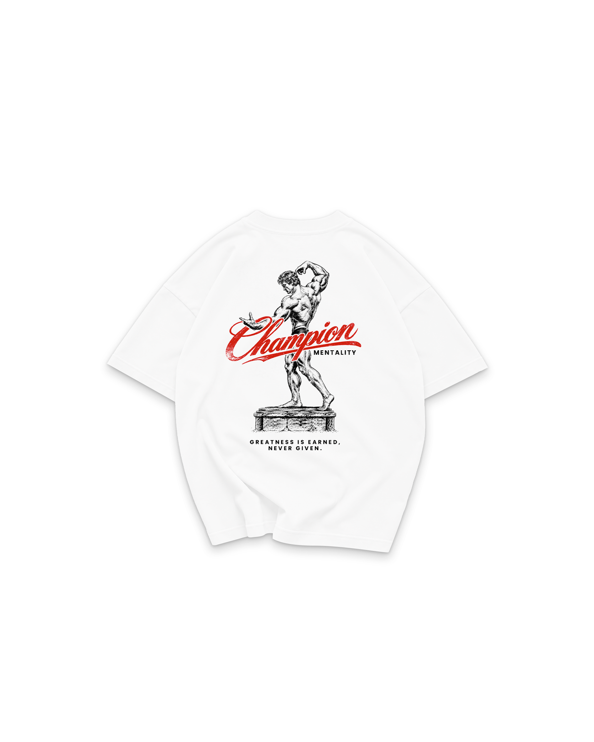 NEVER GIVEN OVERSIZE - WHITE