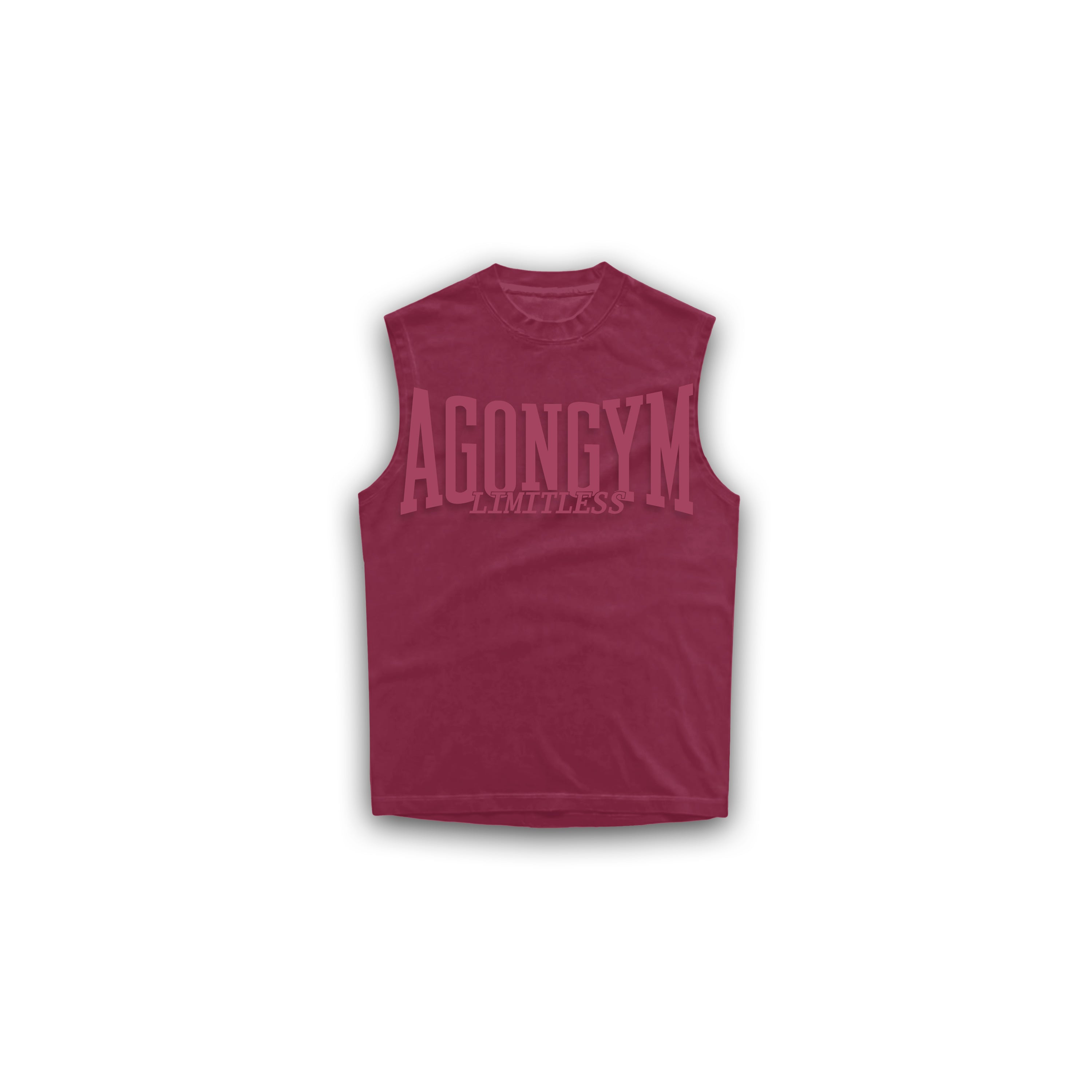 HYBRID ARMOUR SLEEVELESS - BURGUNDY
