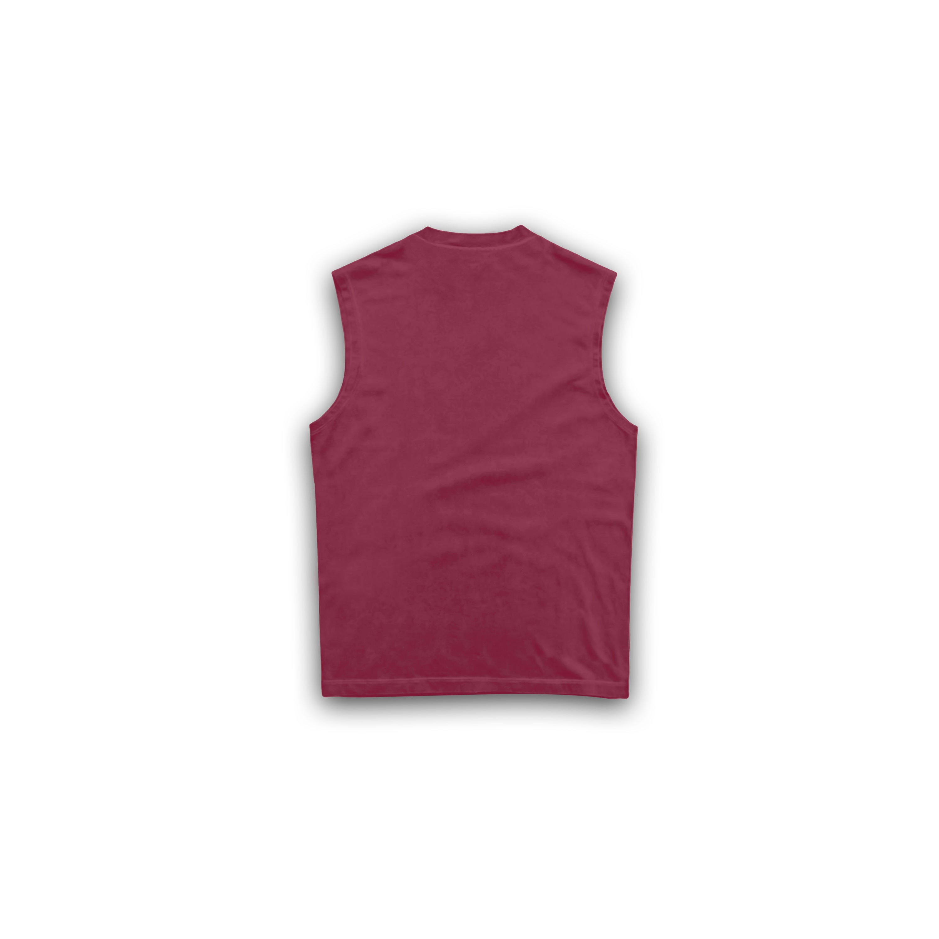 HYBRID ARMOUR SLEEVELESS - BURGUNDY