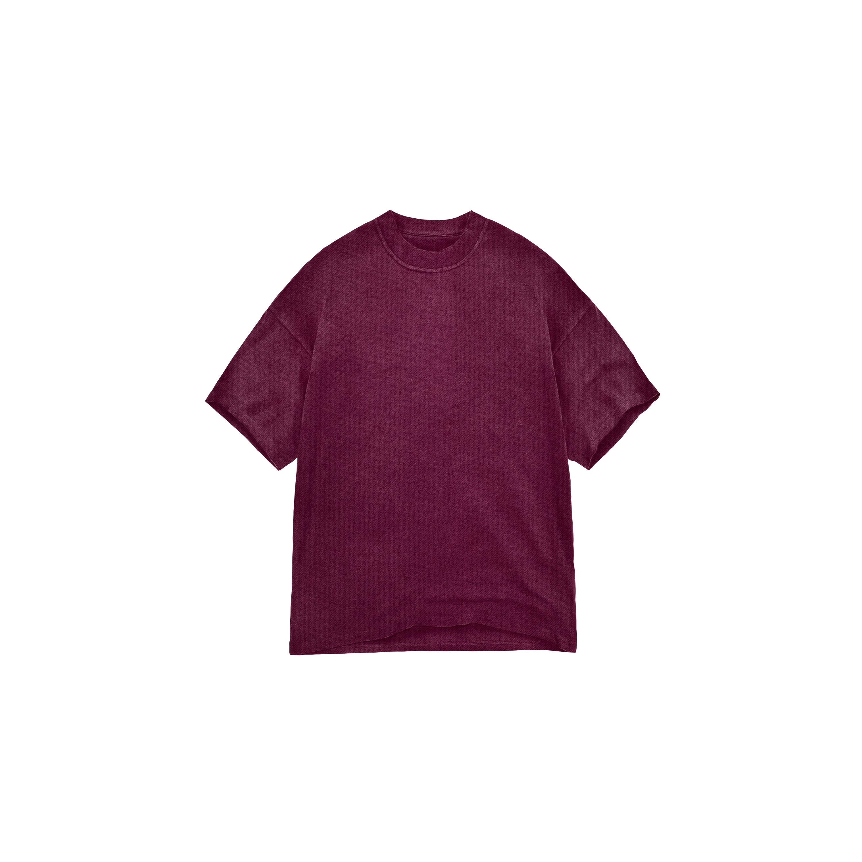 OVERSIZE LIFTING CLUB - WASHED BURGUNDY/CREAM