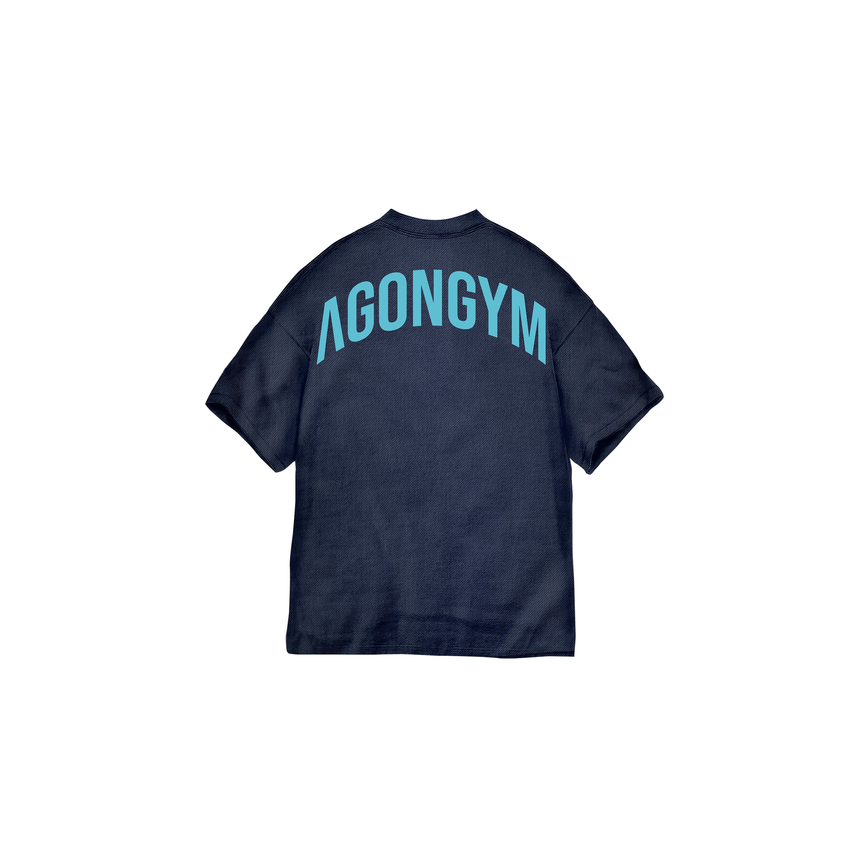 OVERSIZE LIFTING CLUB - WASHED NAVY/MIAMI BLUE