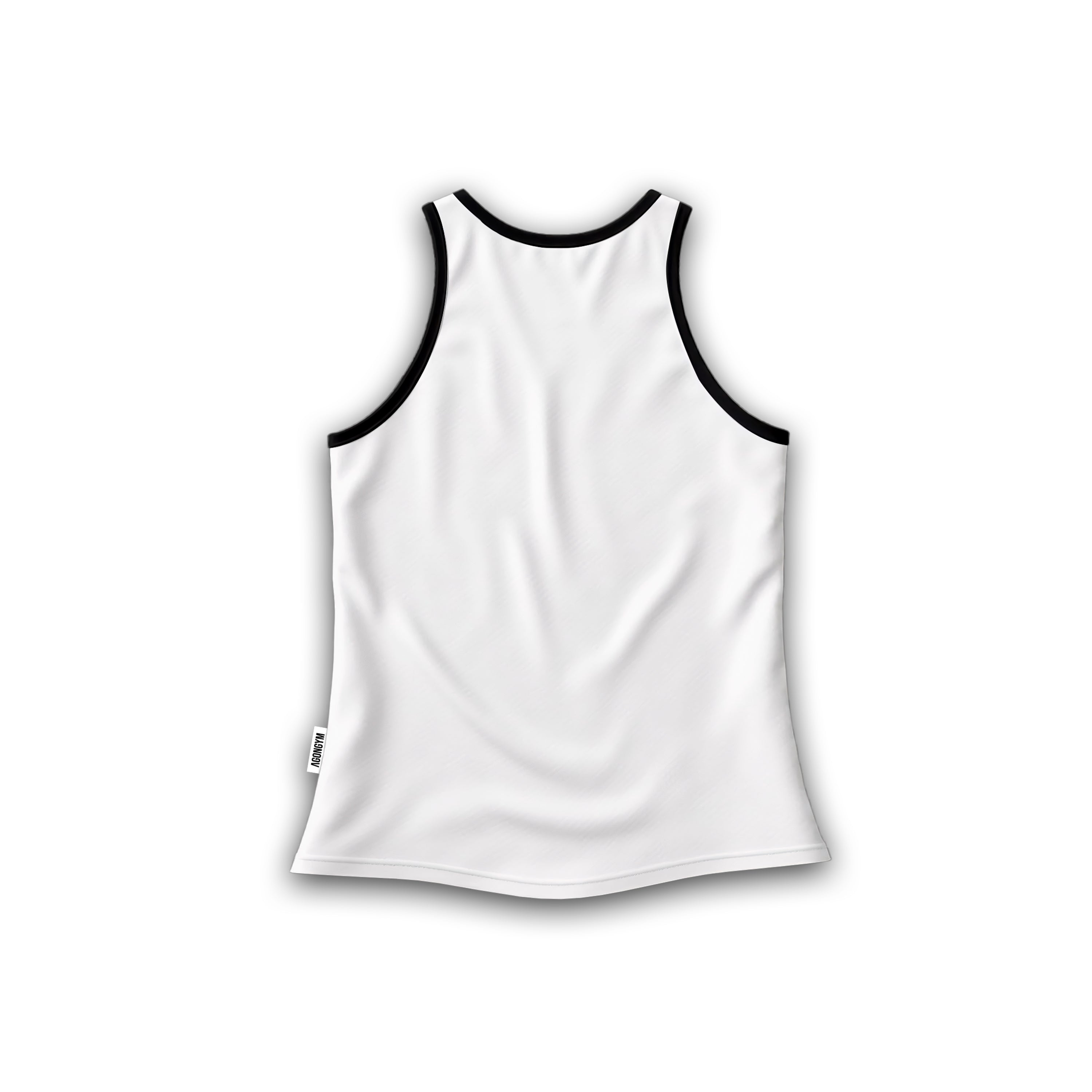 BODYBUILDING STRINGER BY JT - WHITE