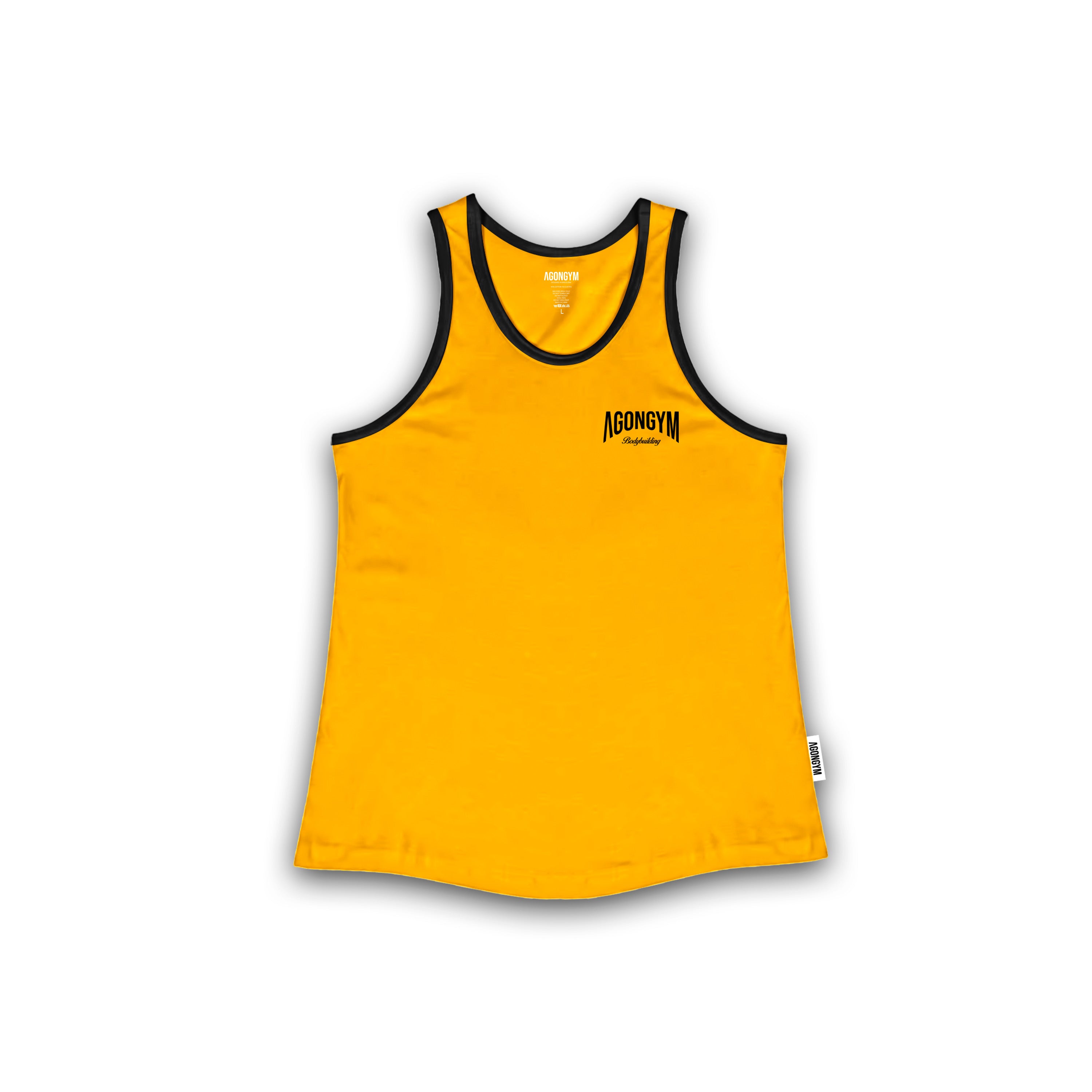 BODYBUILDING STRINGER BY JT - GOLDEN YELLOW
