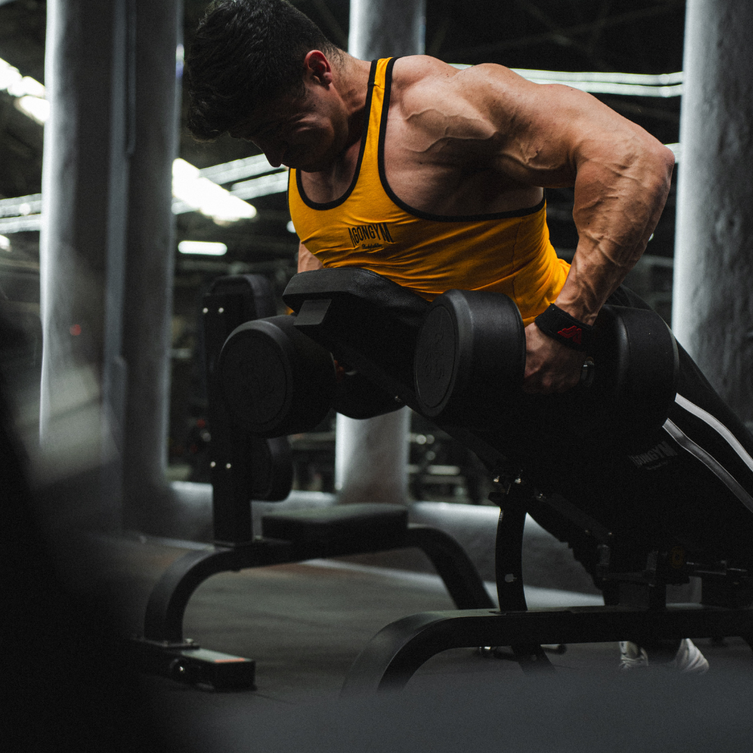 BODYBUILDING STRINGER BY JT - GOLDEN YELLOW