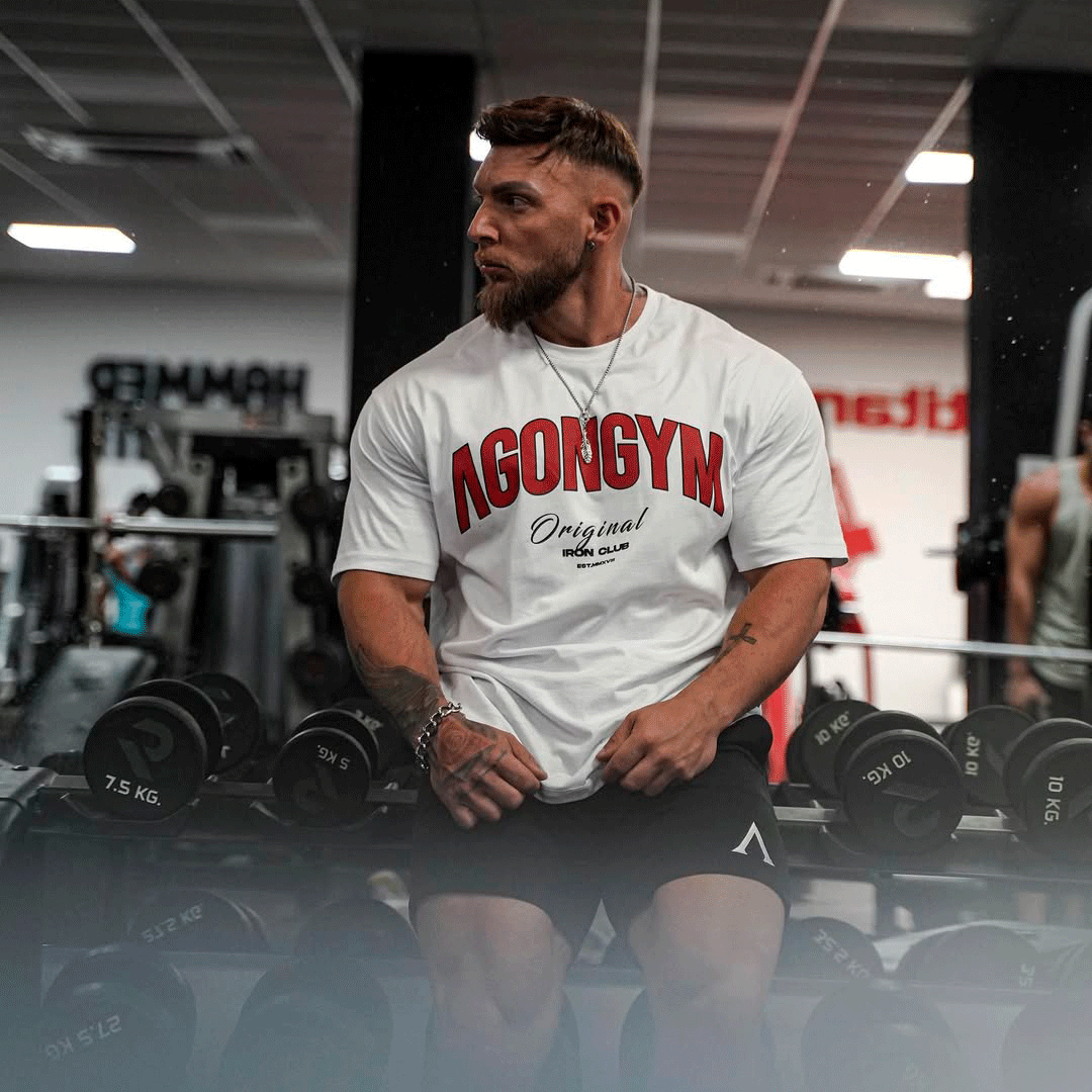 OVERSIZE IRON CLUB - WHITE/RED