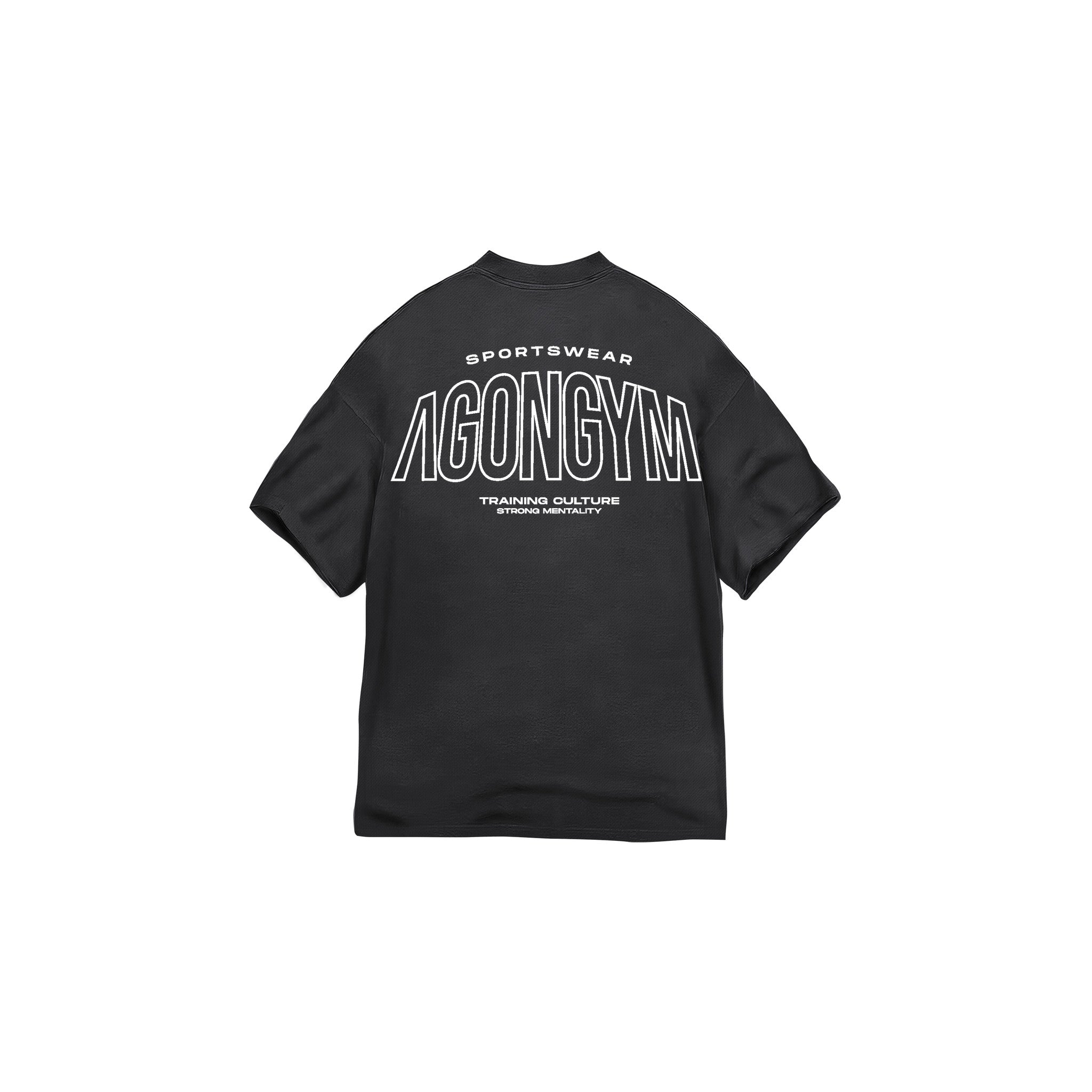 OVERSIZE TRAINING CULTURE - WASHED DARK GREY