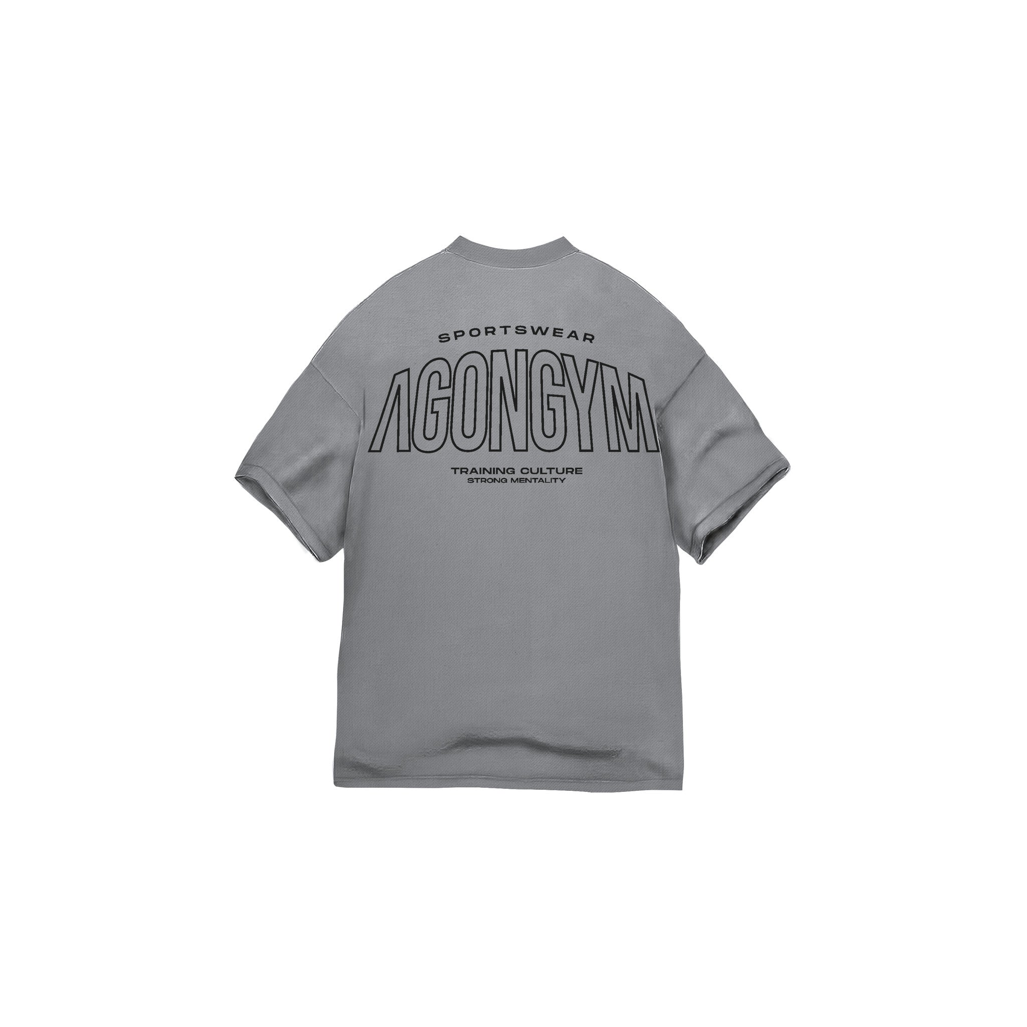 OVERSIZE TRAINING CULTURE - WASHED LIGHT GREY