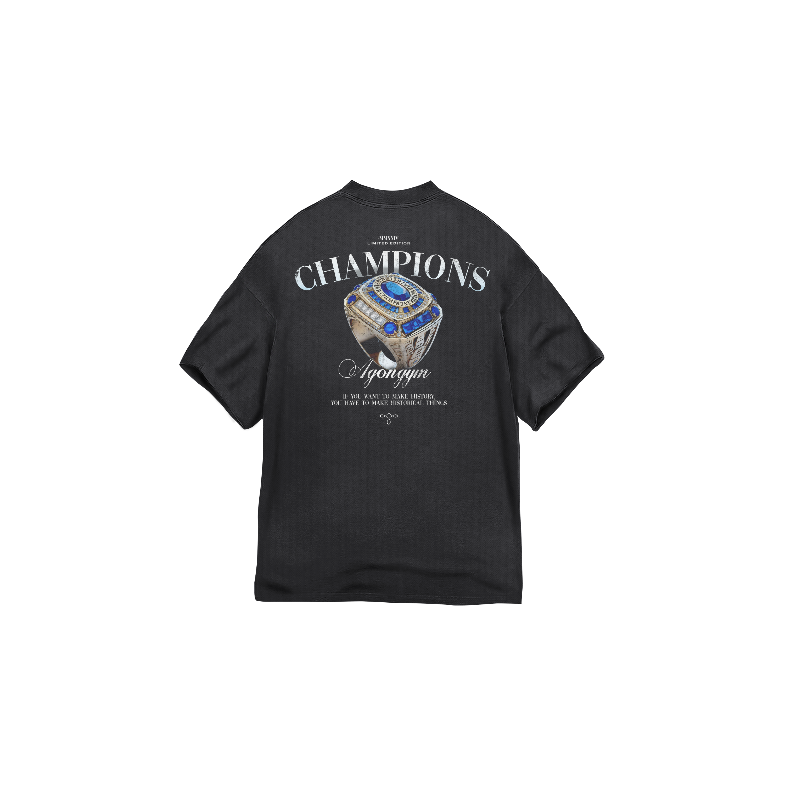 OVERSIZE CHAMPION - WASHED DARK GREY