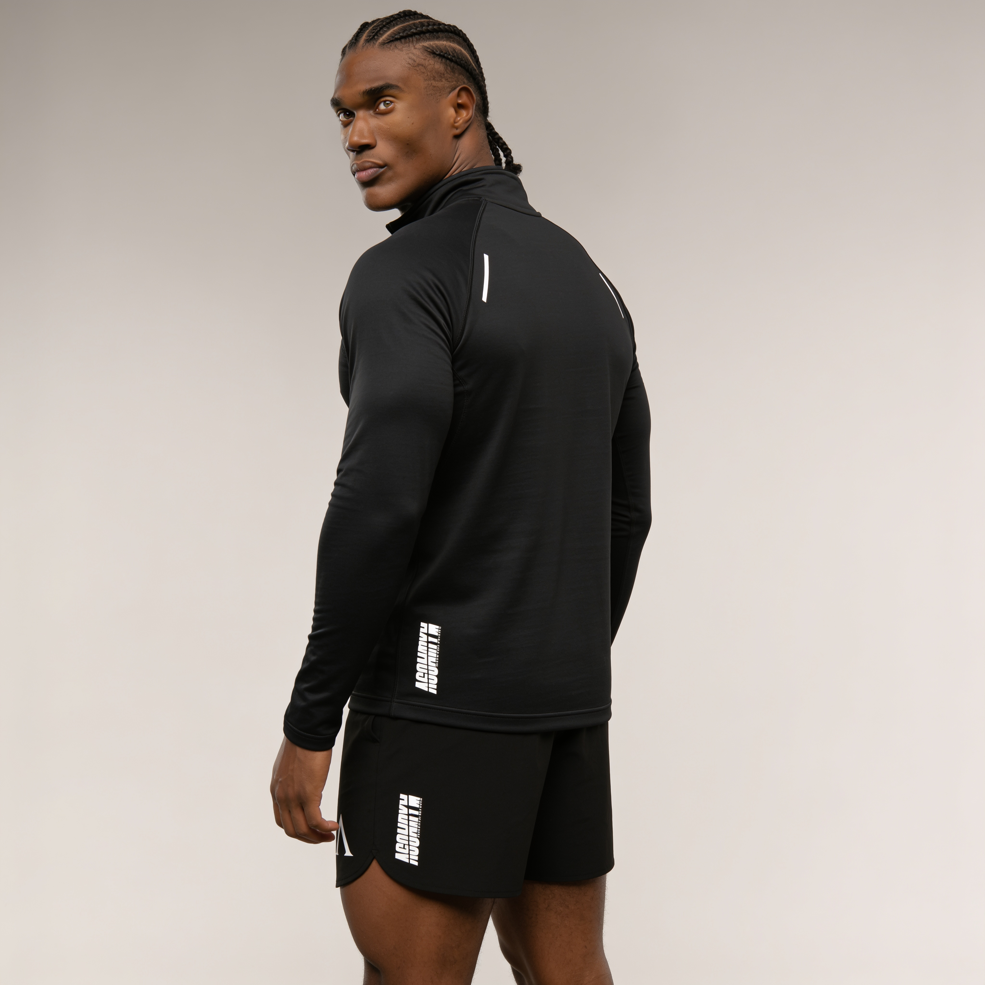 HYPERTECH ZIP LONGSLEEVE - BLACK